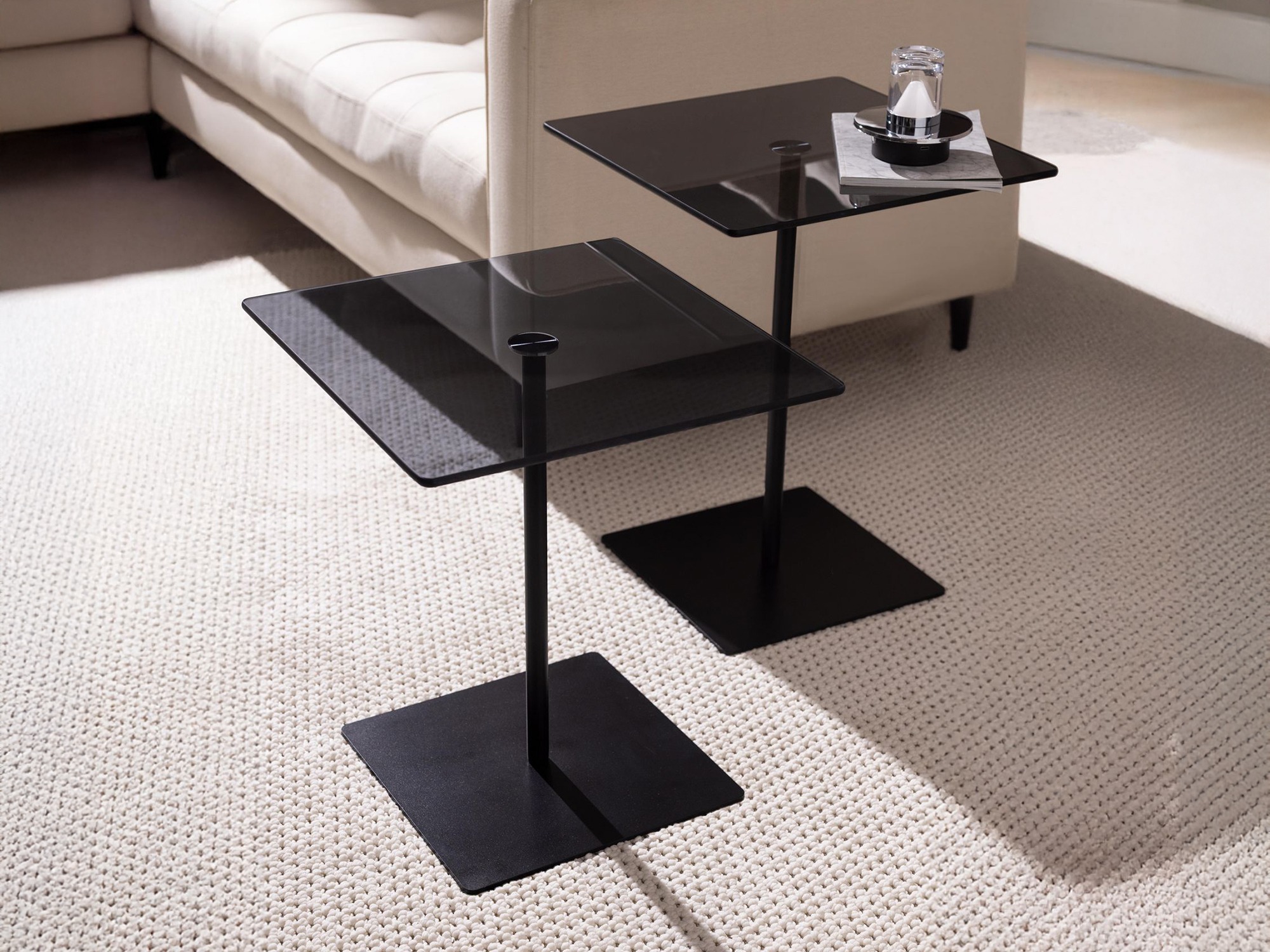 Komplet stranskih mizic Kailua 2639 (Črna)