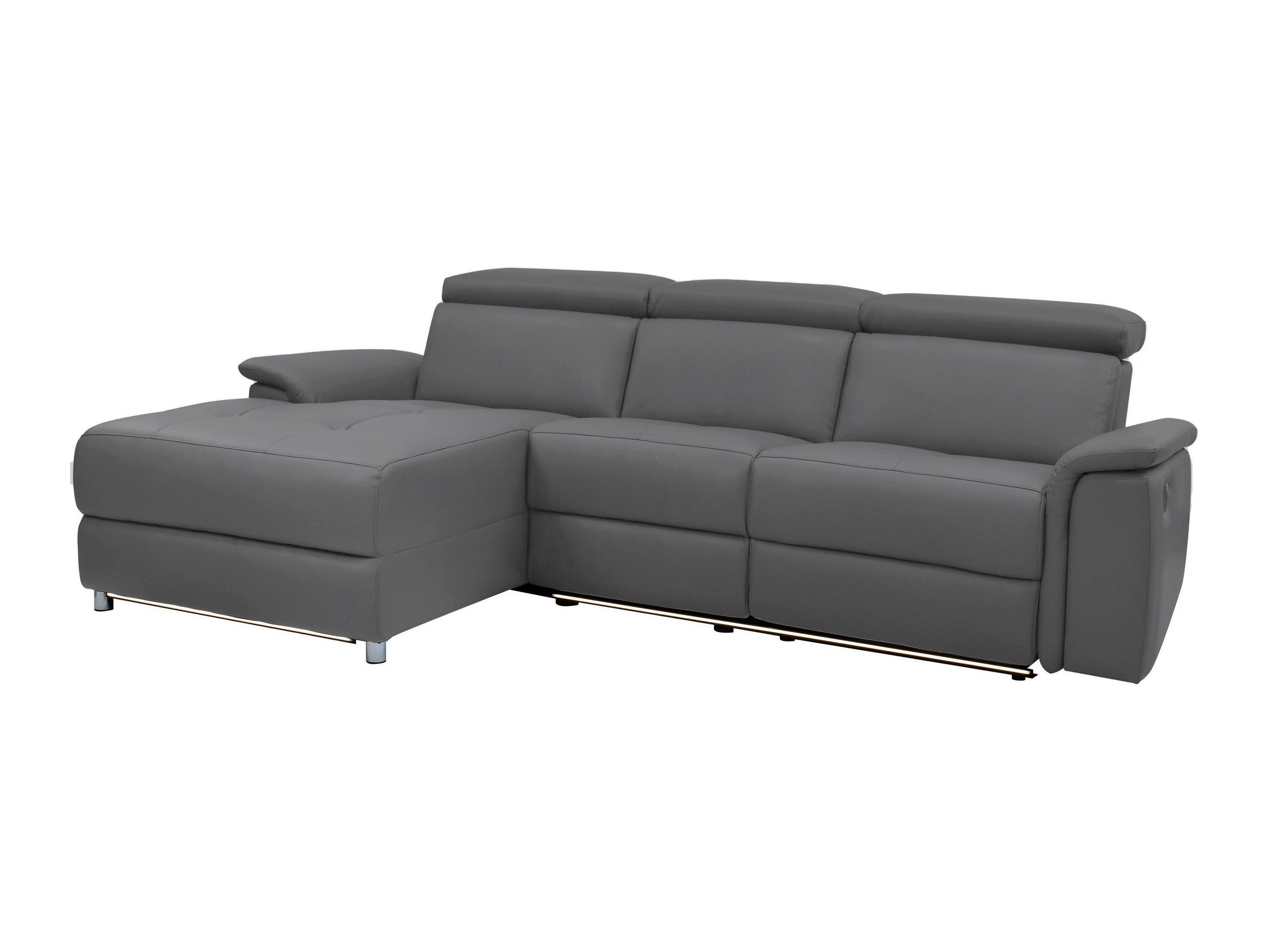 Kotna garnitura s počivalnikom Denton 1489 (Antracit)