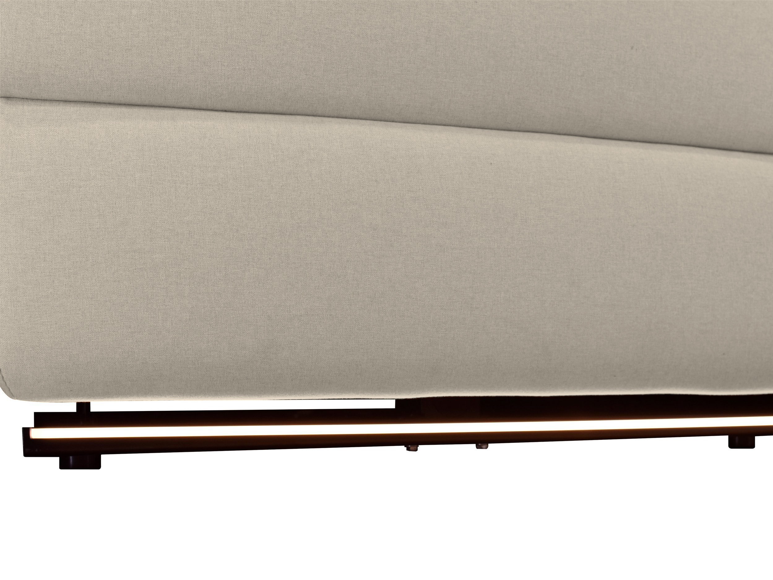 Kotna garnitura s počivalnikom Denton 1489 (Krema)