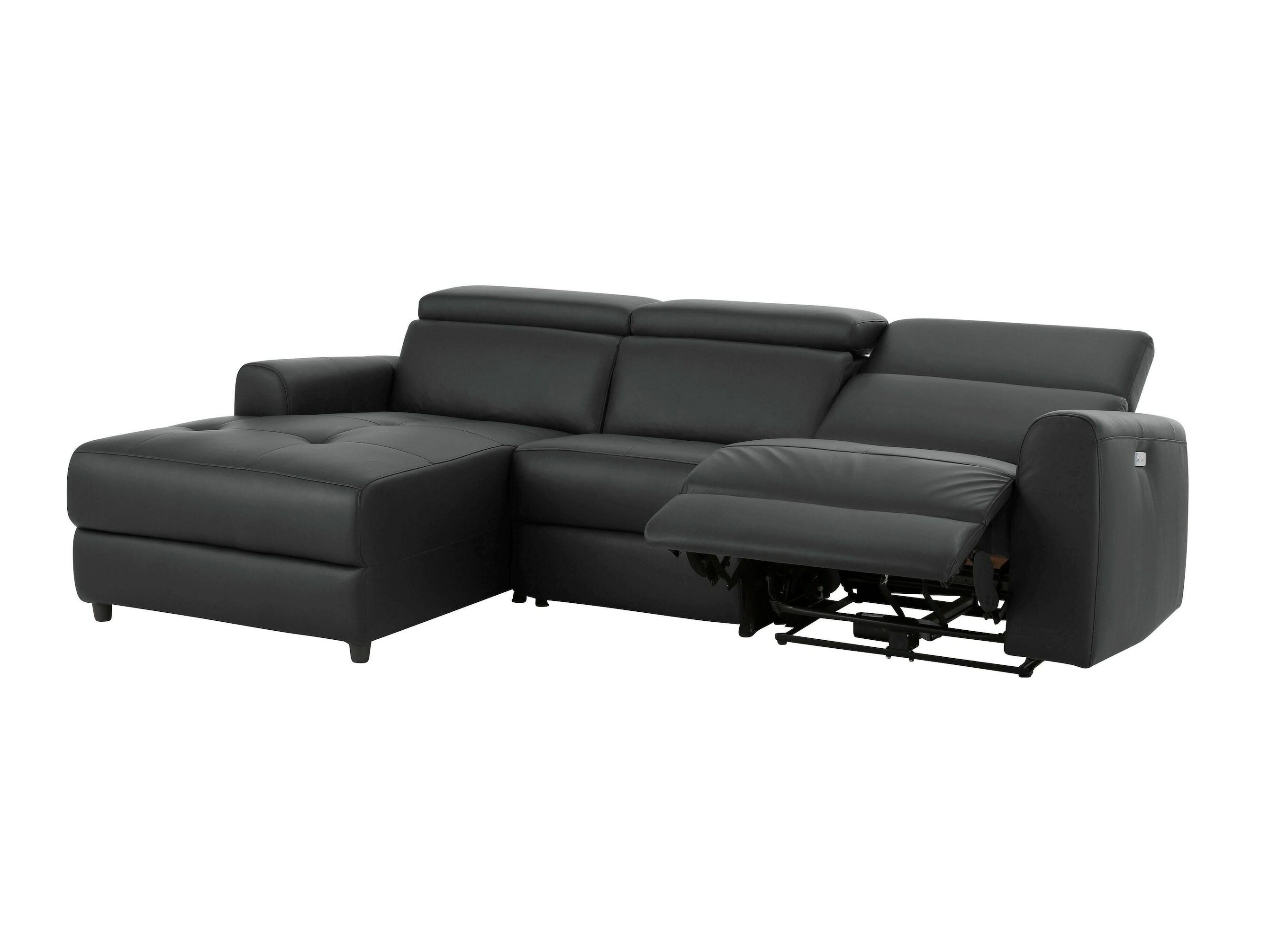 Kotna garnitura s počivalnikom Denton 1490 (Siva)