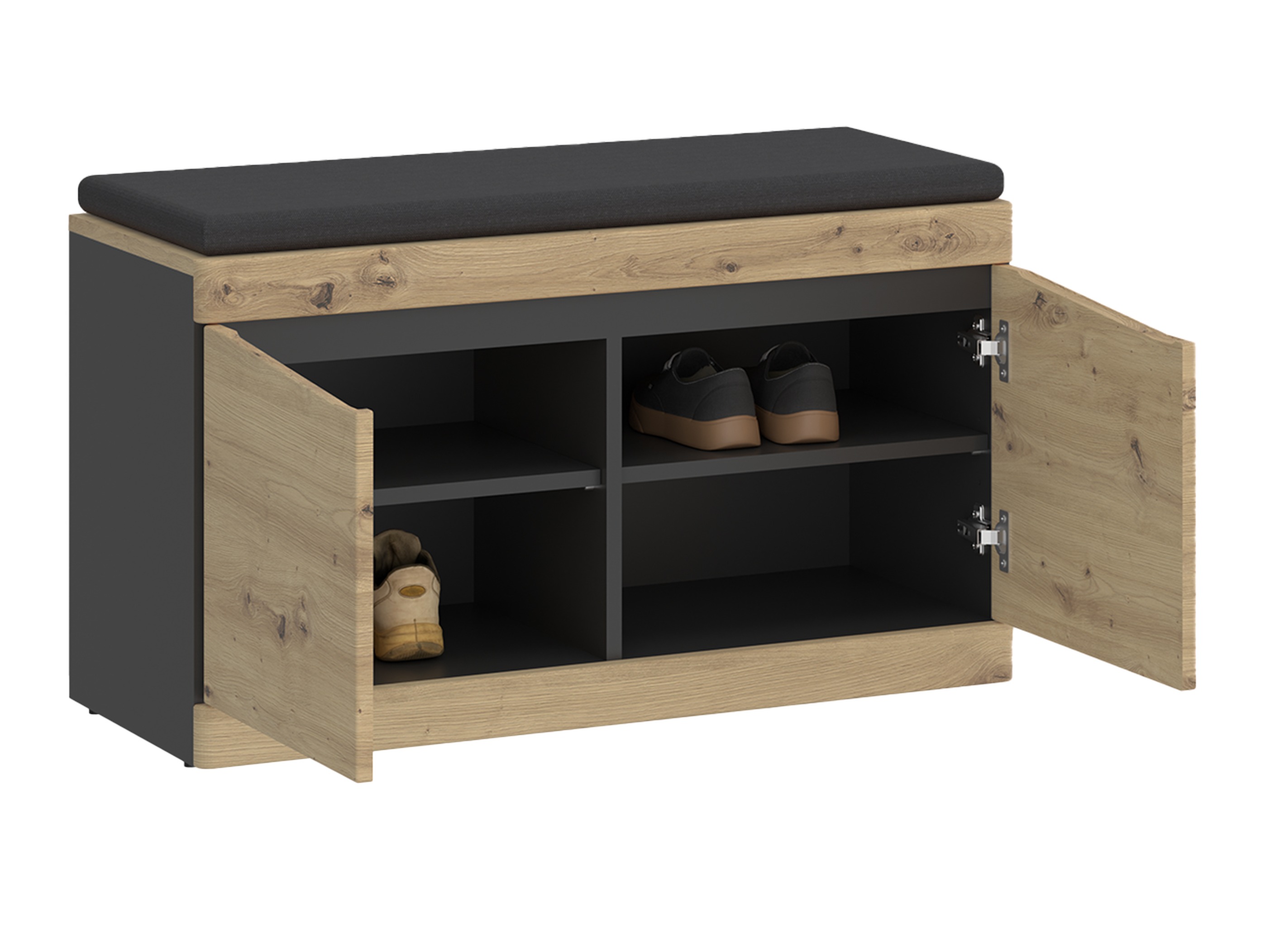 Komplet za predsobo Venlori 119 (Artisan hrast + Antracit)