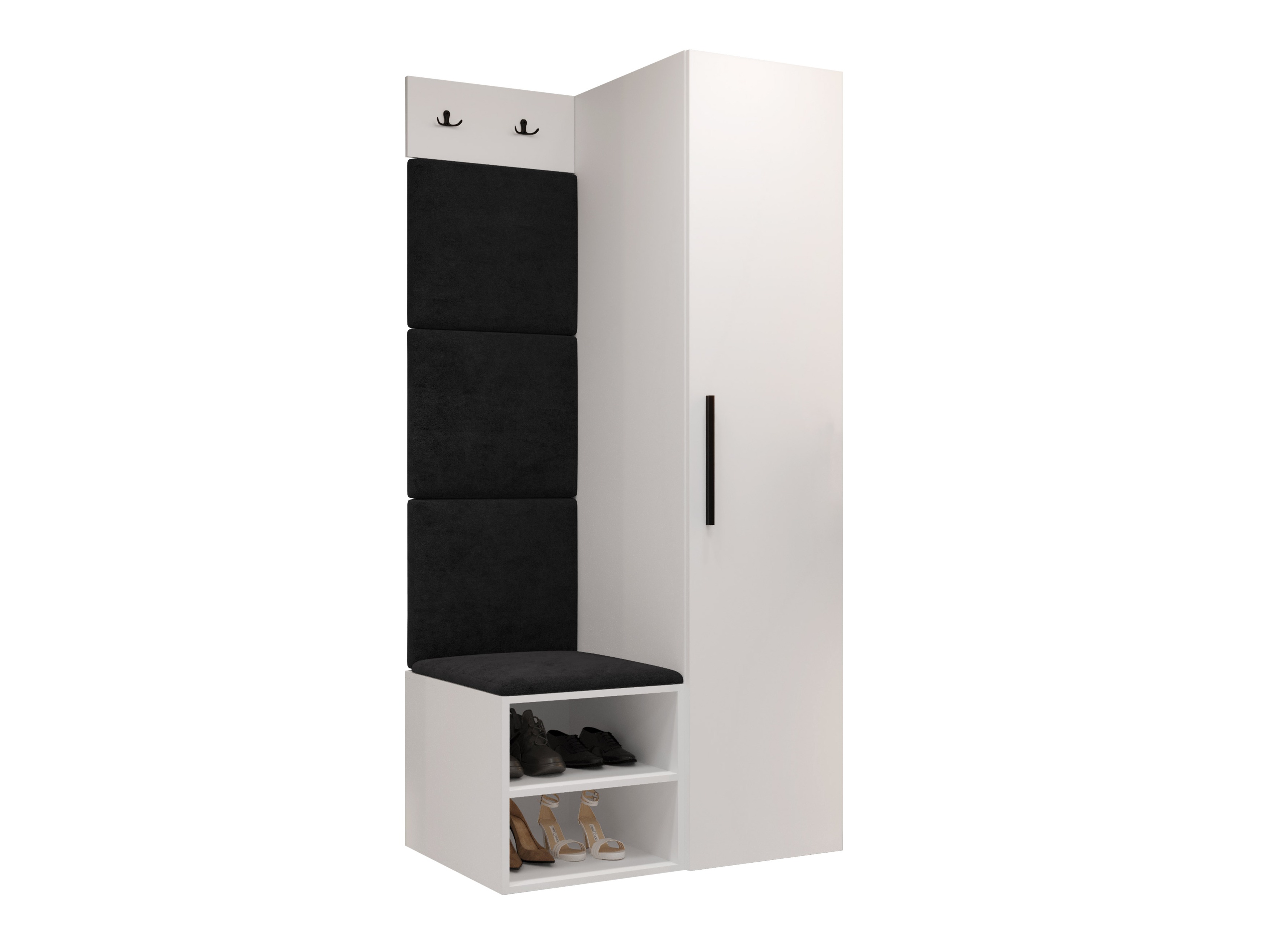 Komplet za predsobo Hartford 524 (Bela)