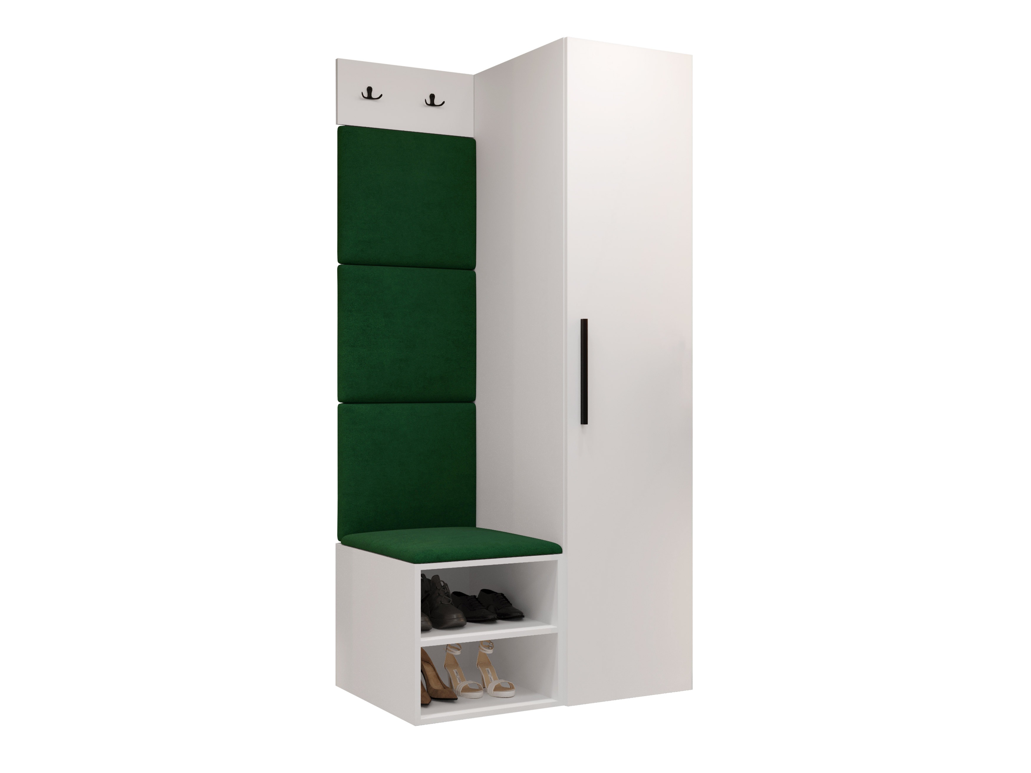 Komplet za predsobo Hartford 524 (Bela)