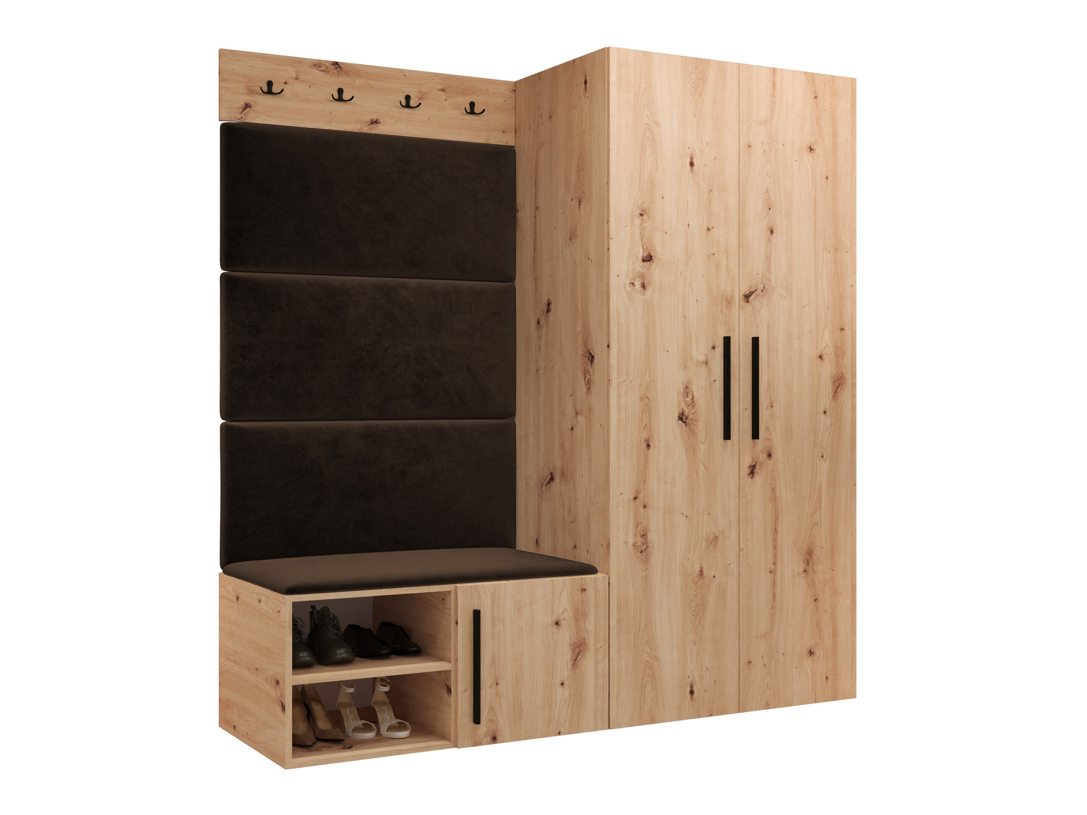 Komplet za predsobo Hartford 526 (Artisan hrast)