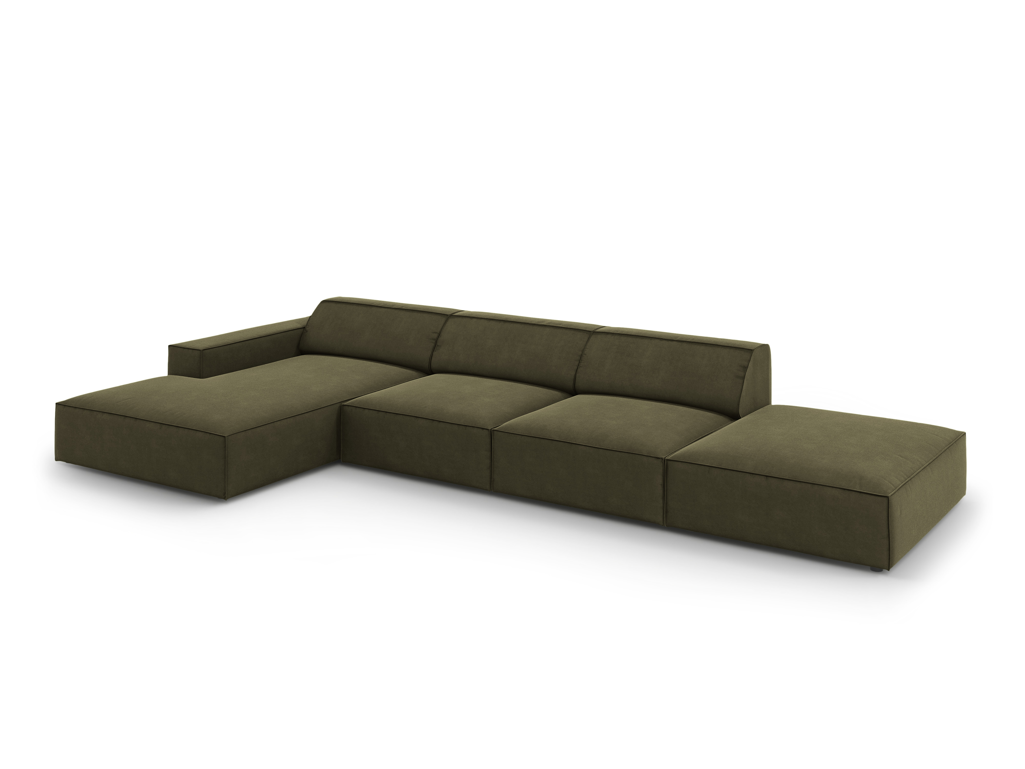 Modularna kotna sedežna garnitura Lomcalu 109 (Bluvel 77)