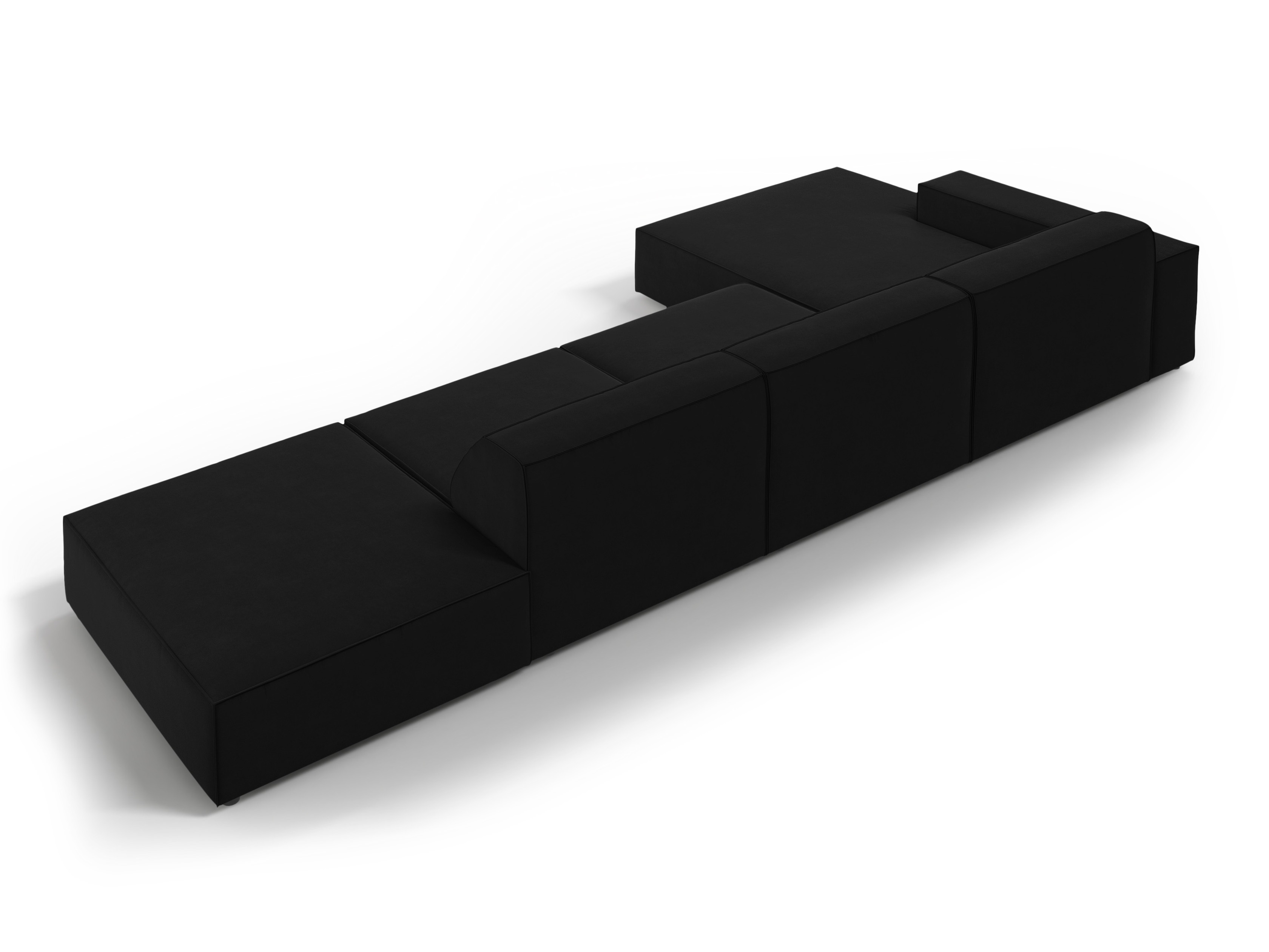 Modularna kotna sedežna garnitura Lomcalu 109 (Bluvel 19)
