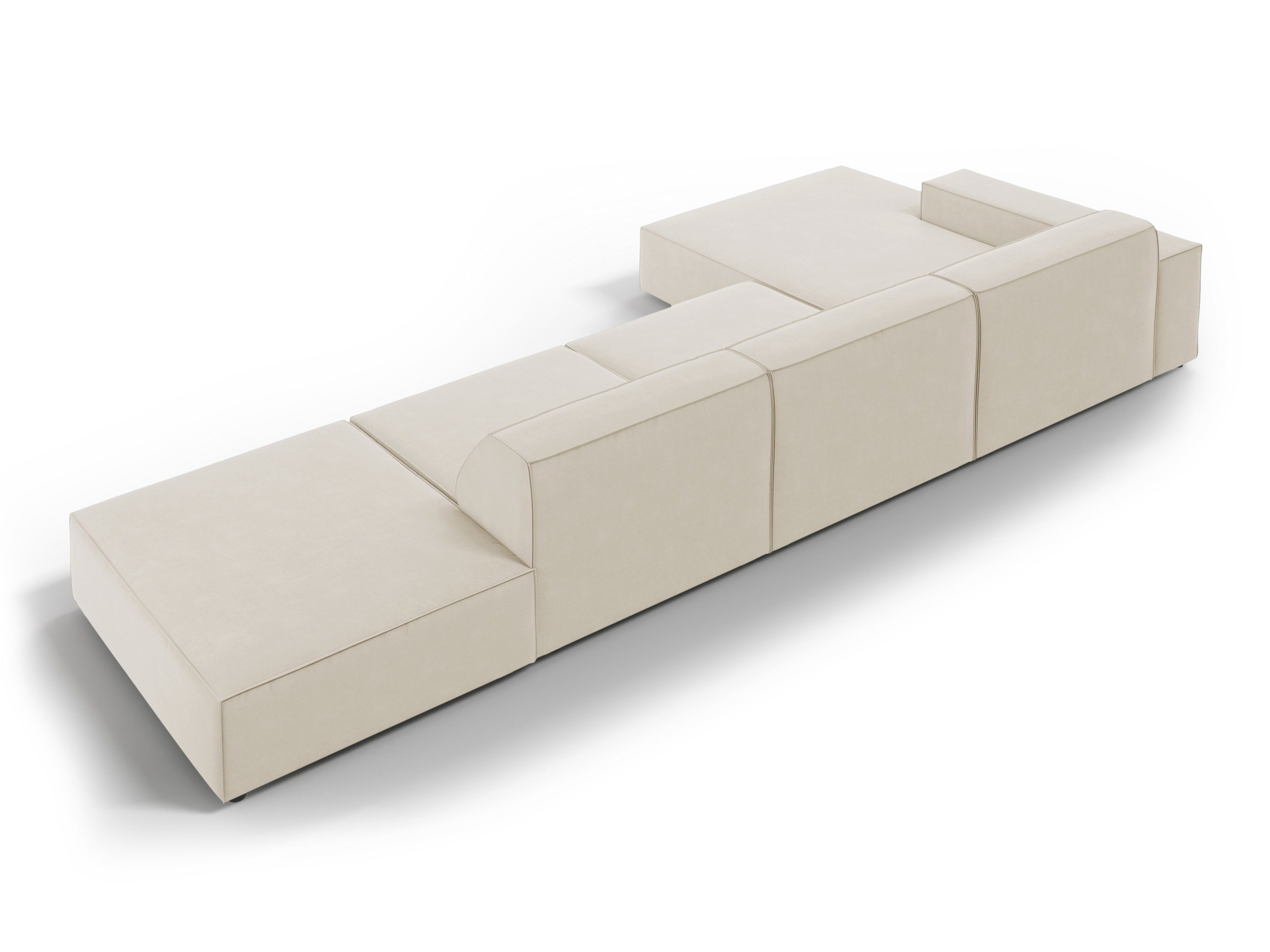 Modularna kotna sedežna garnitura Lomcalu 109 (Bluvel 30)