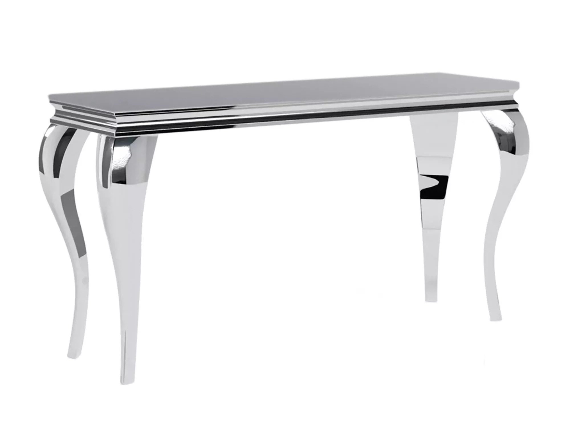 Konzolna miza Detroit 840 (Črna + Srebrna)