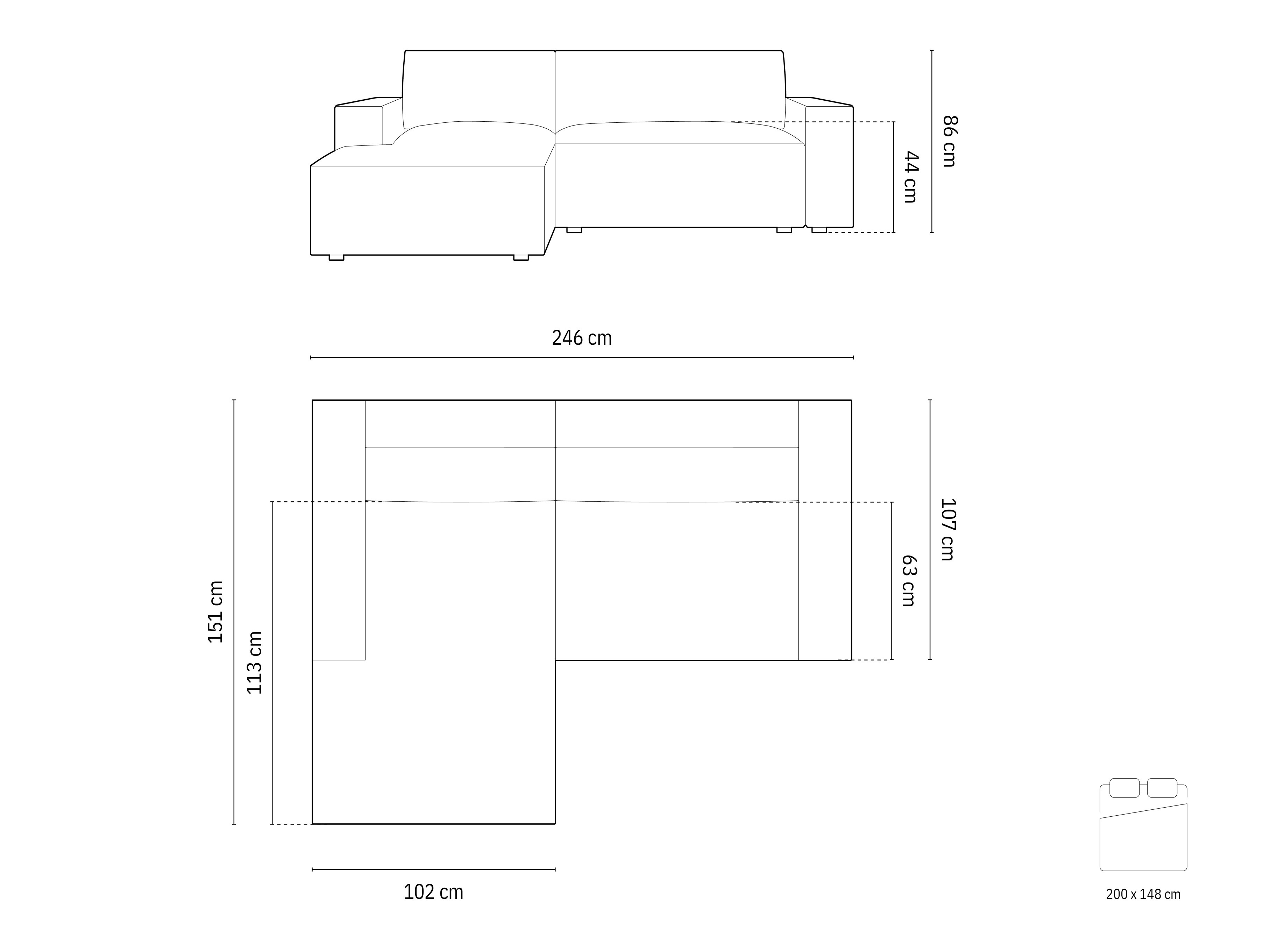 Kotna garnitura Lomcalu 113 (Bluvel 22)