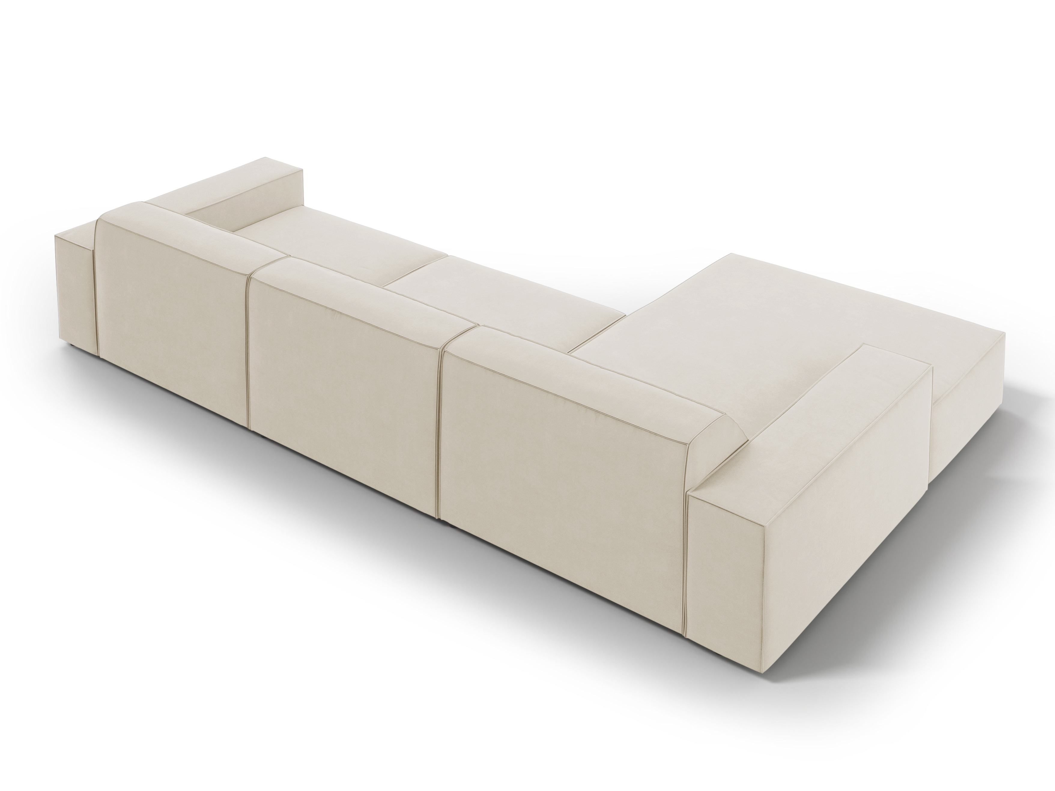 Modularna kotna sedežna garnitura Lomcalu 102 (Bluvel 30)