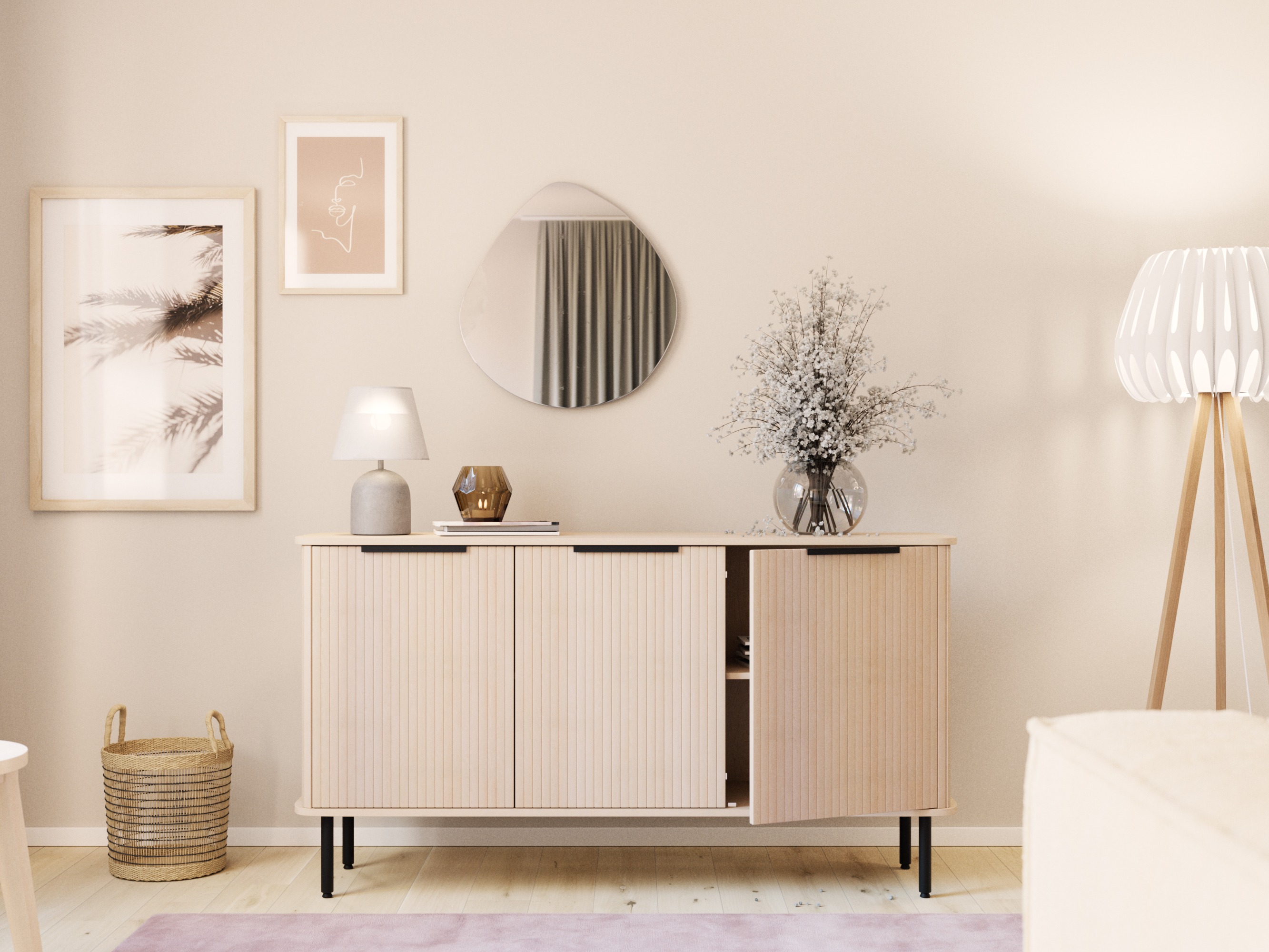 Omarica Evarleva 118 (Svetlo rjava)