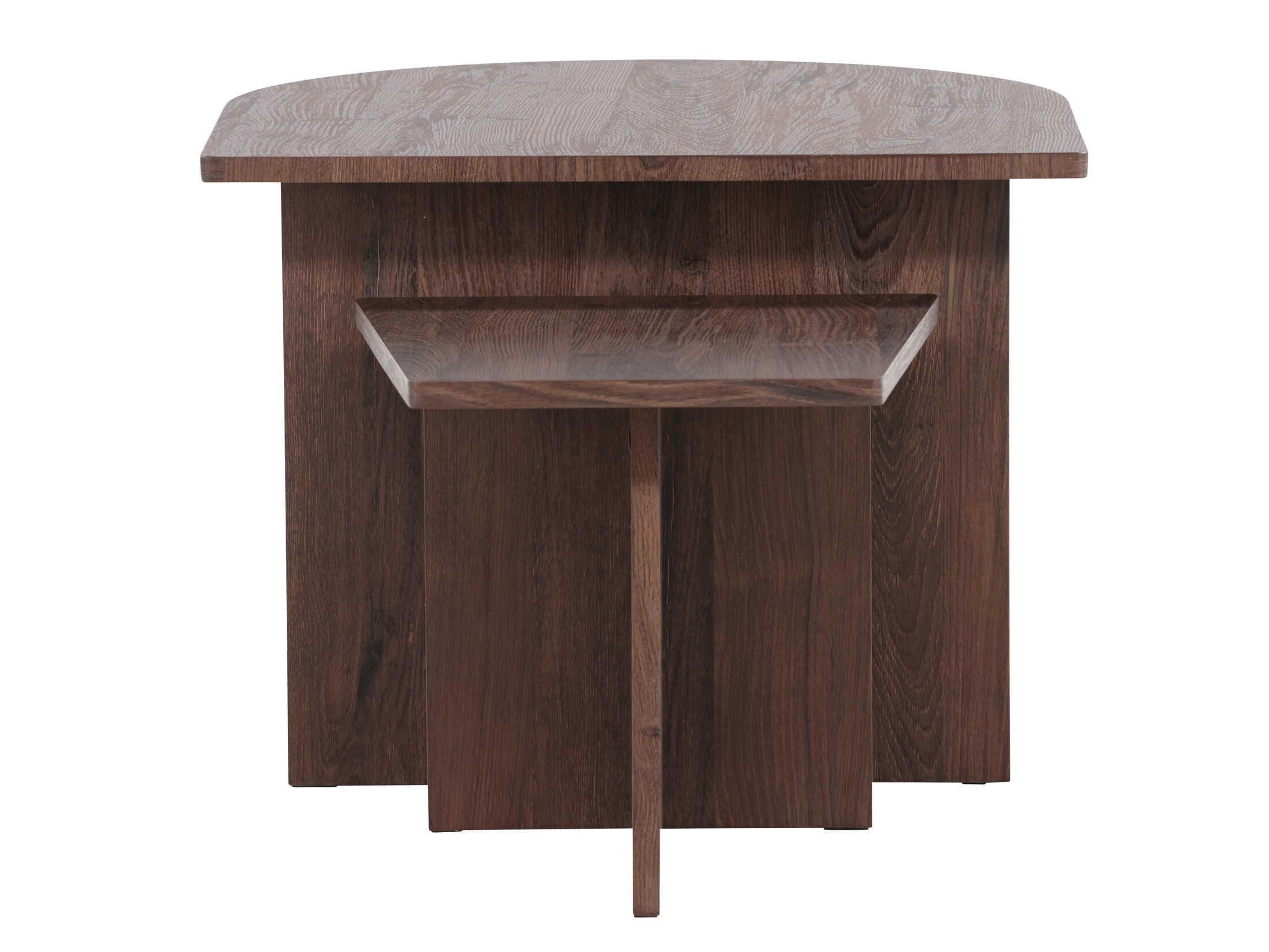 Komplet klubskih mizic Dallas 4880 (Temno rjava)