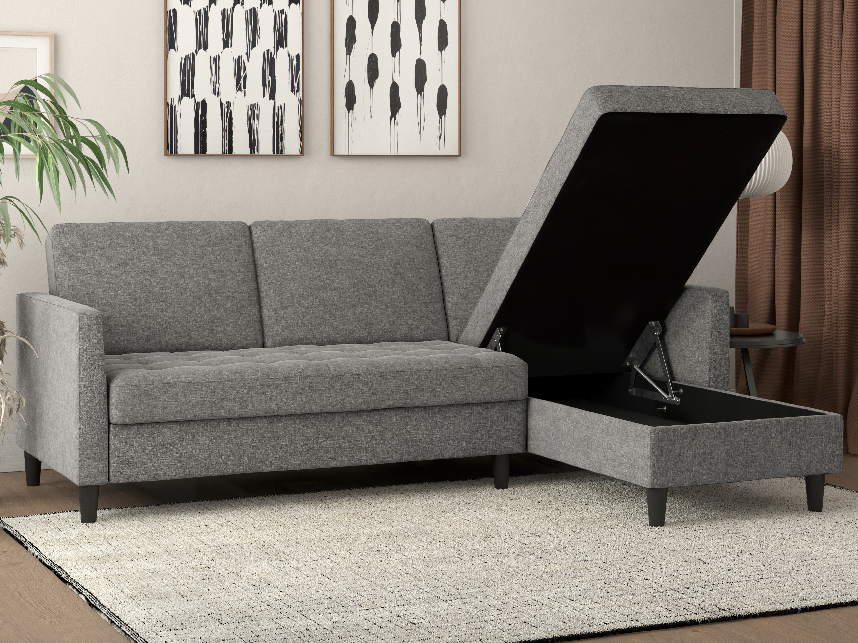 Kotna garnitura Tulsa 541 (Siva)