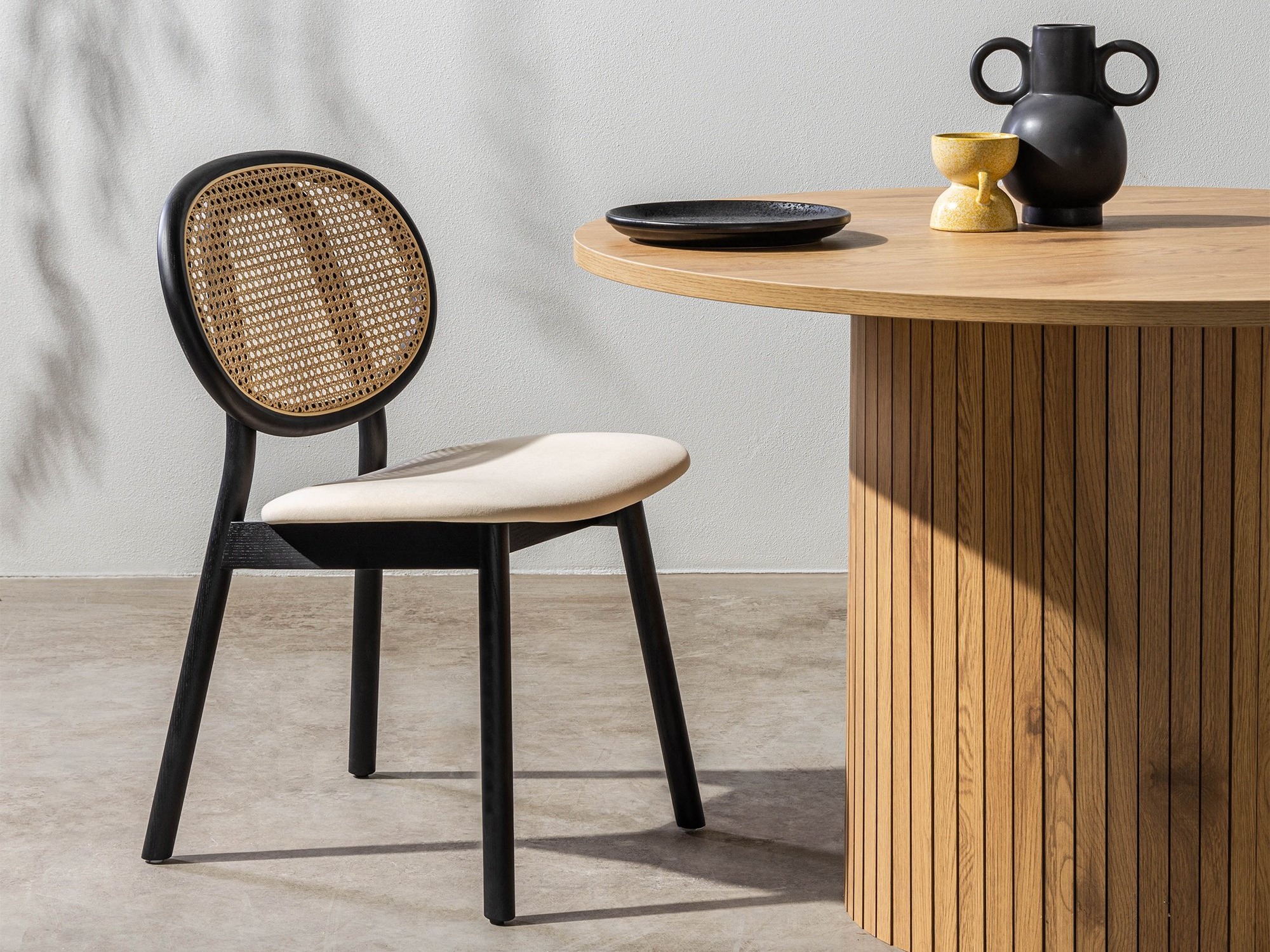 Stol Burleson 347 (Črna + Bež)