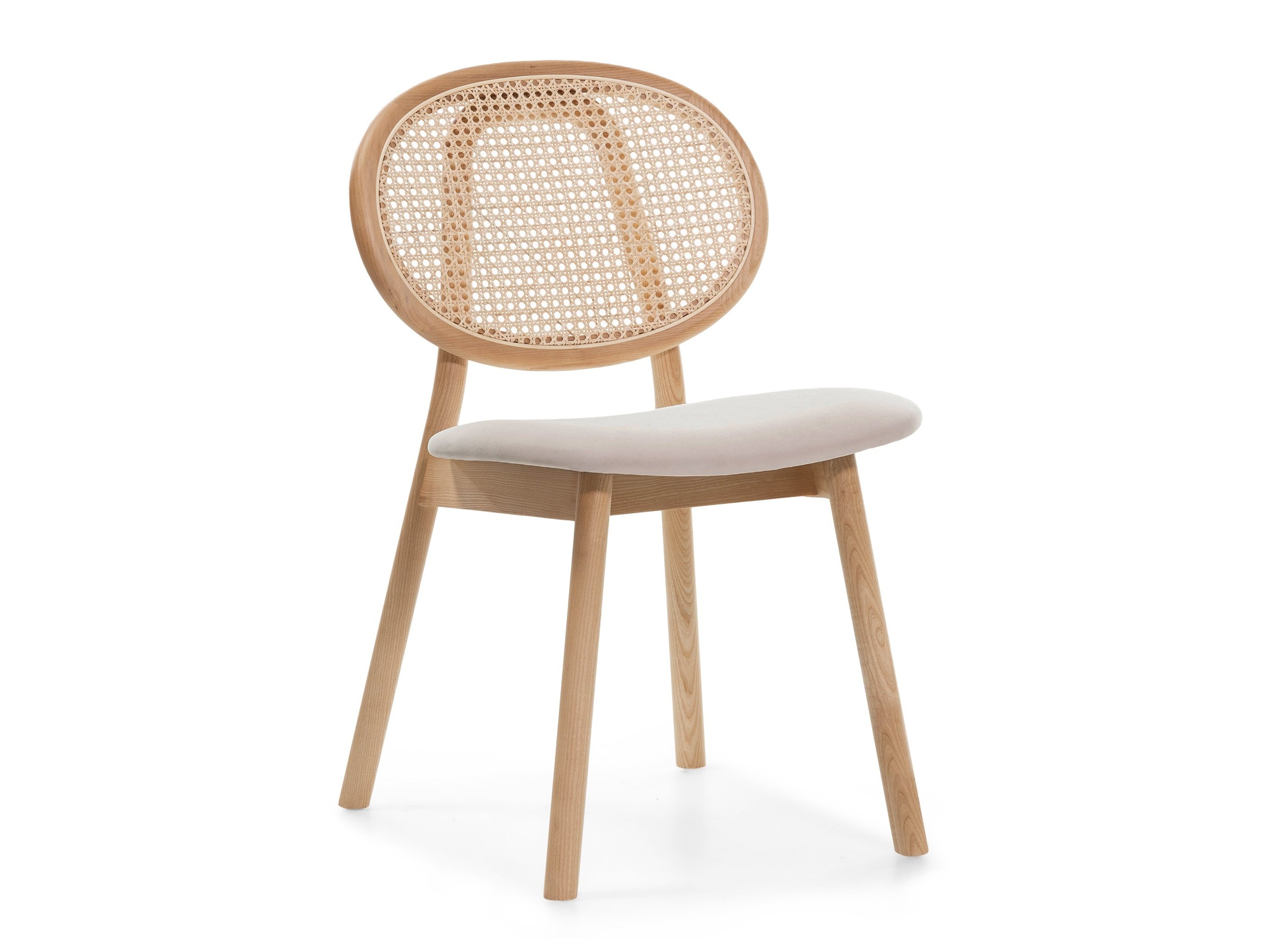 Stol Burleson 347 (Svetel les + Svetlo rjava)