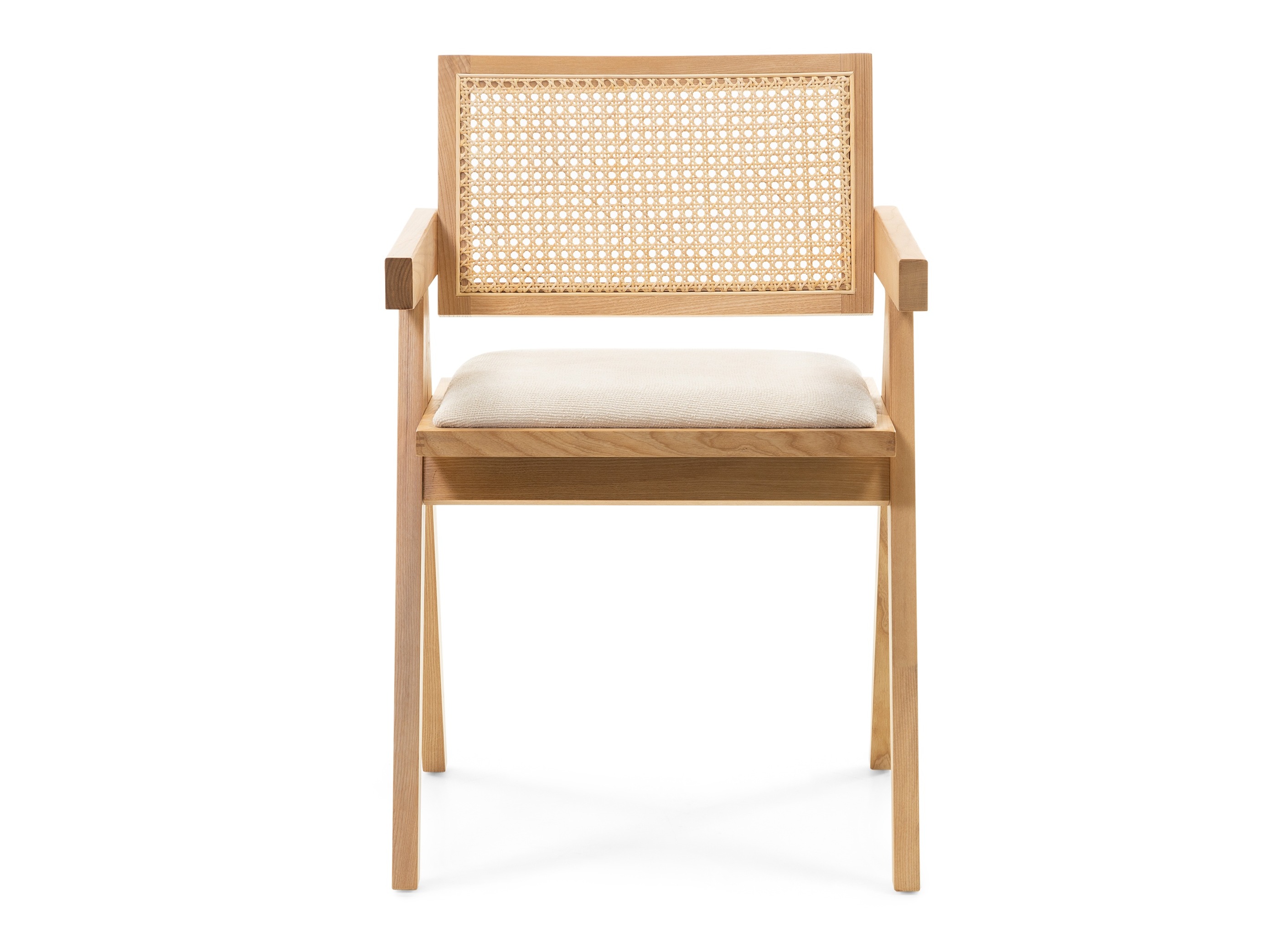 Stol Burleson 348 (Svetel les + Svetlo bež)