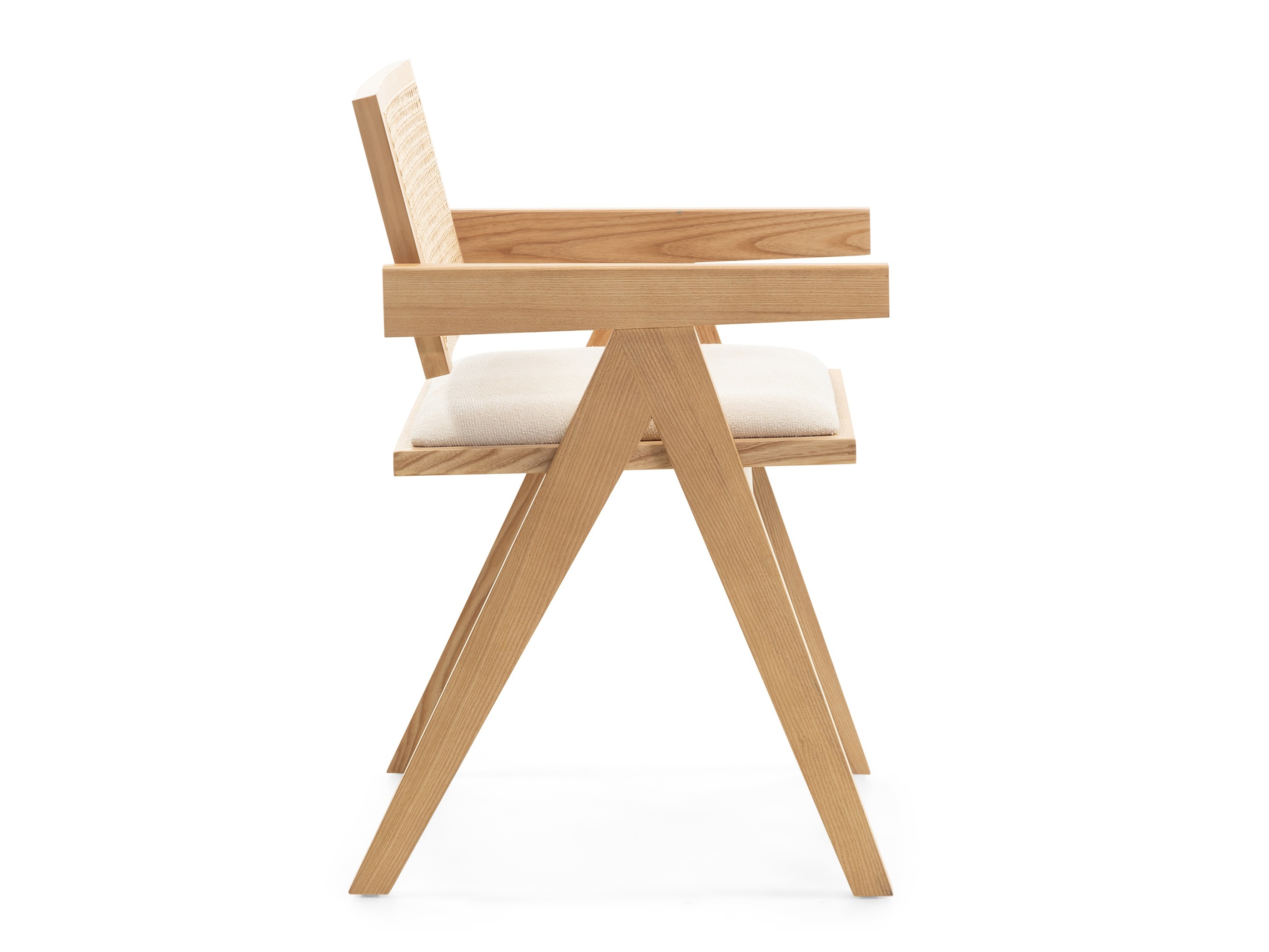 Stol Burleson 348 (Svetel les + Svetlo bež)