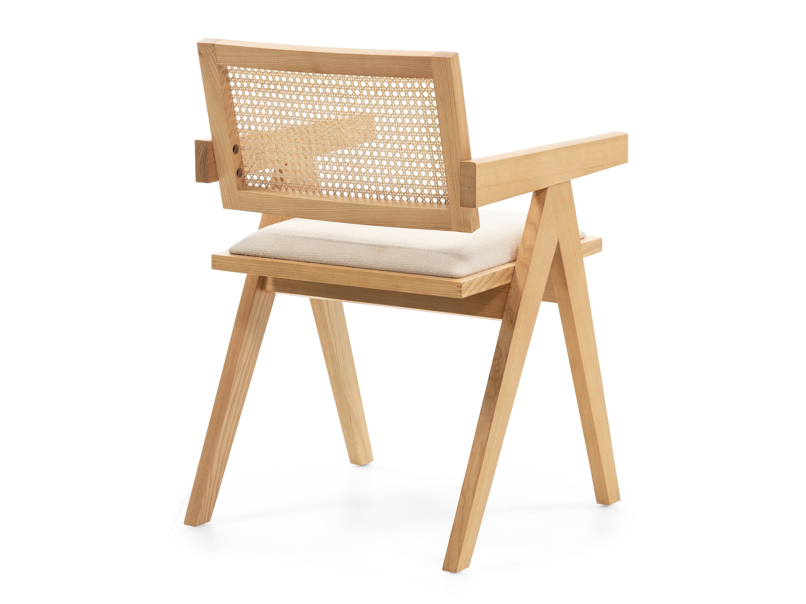 Stol Burleson 348 (Svetel les + Svetlo bež)