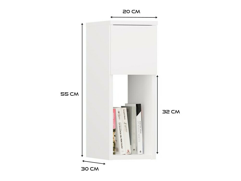 Nočna omarica Mandeville 304 (Artisan hrast)