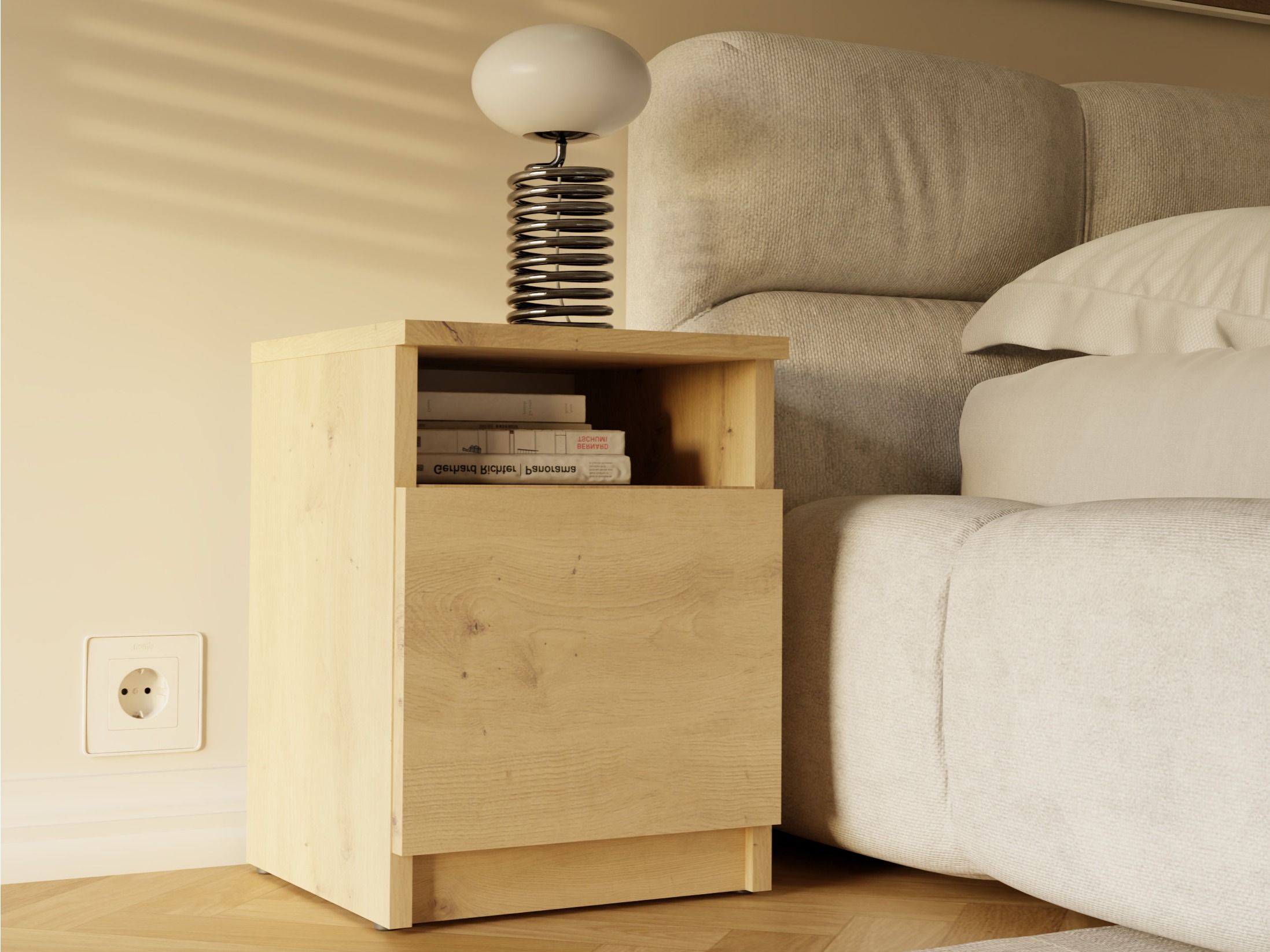 Nočna omarica Mandeville 305 (Artisan hrast)