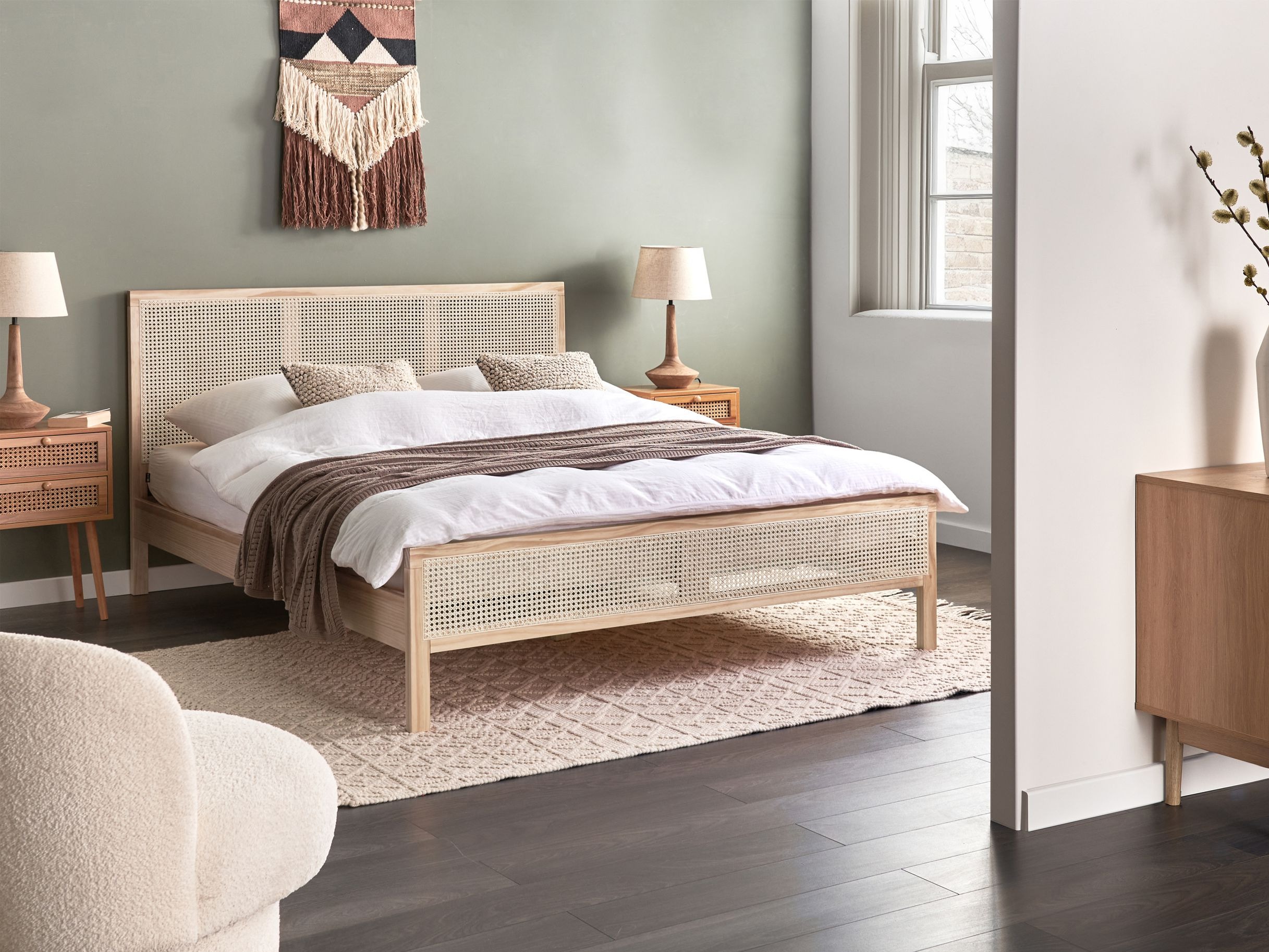 Postelja Berwyn 2751 (Svetlo rjava)