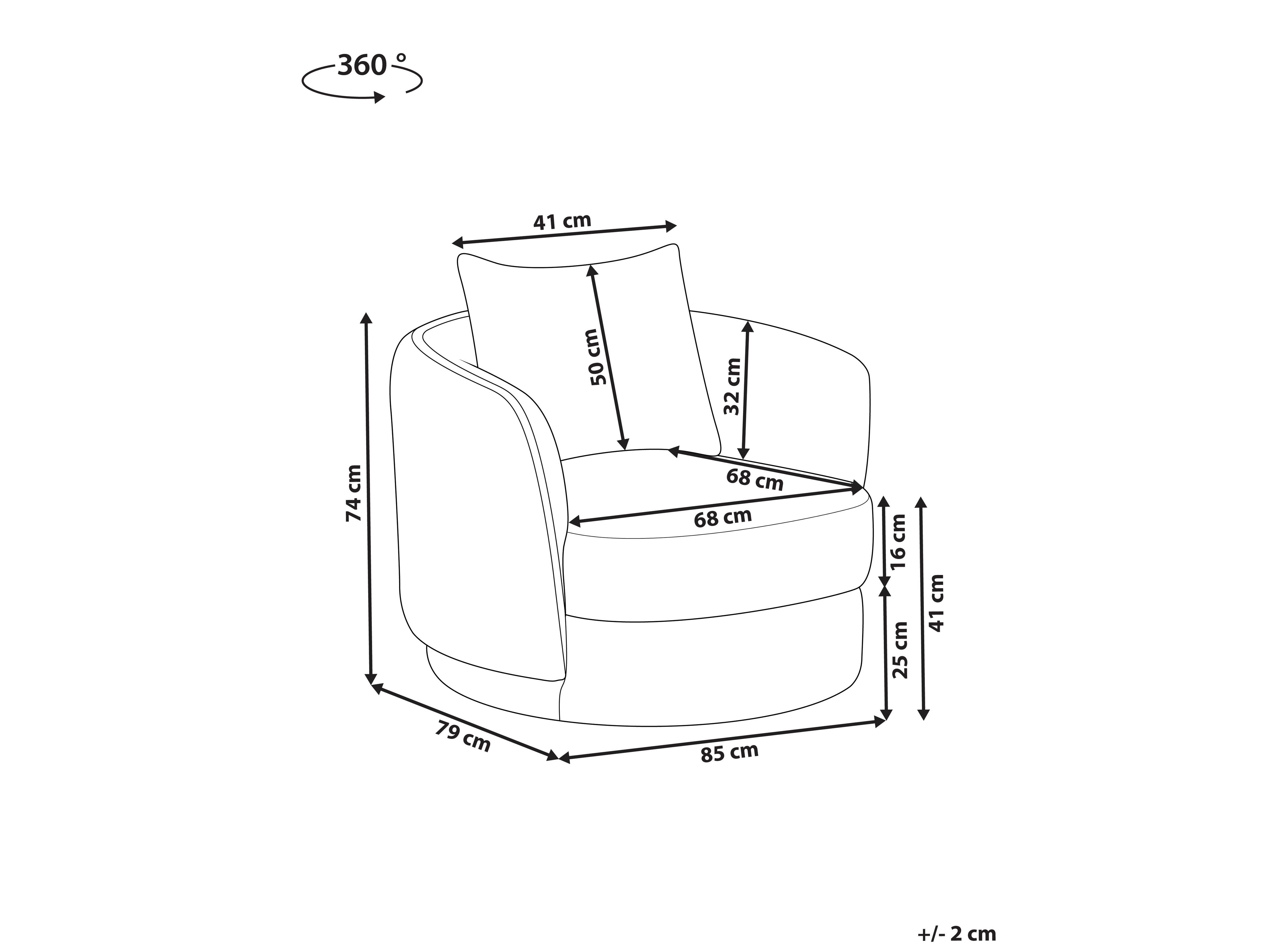 Fotelj Berwyn 2753 (Bela)