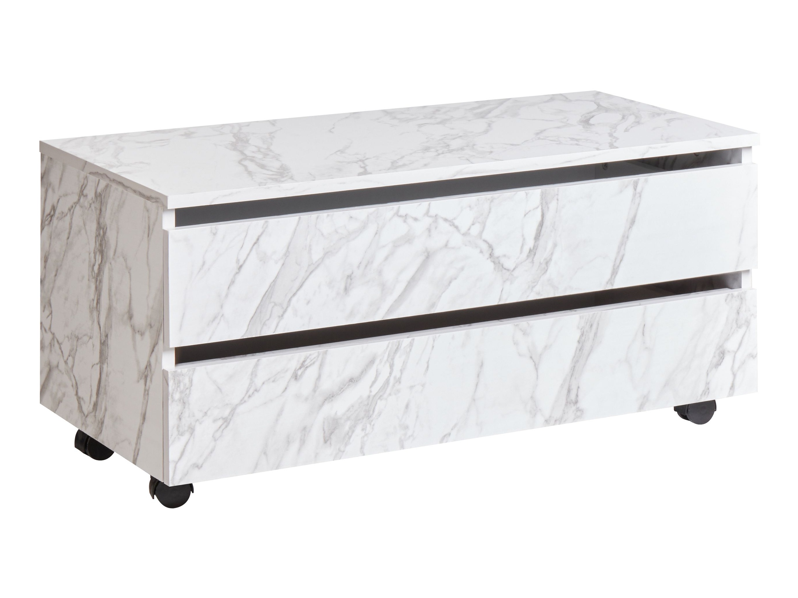 Prostostoječa Kopalniška omarica Berwyn 2755 (Beli marmor)