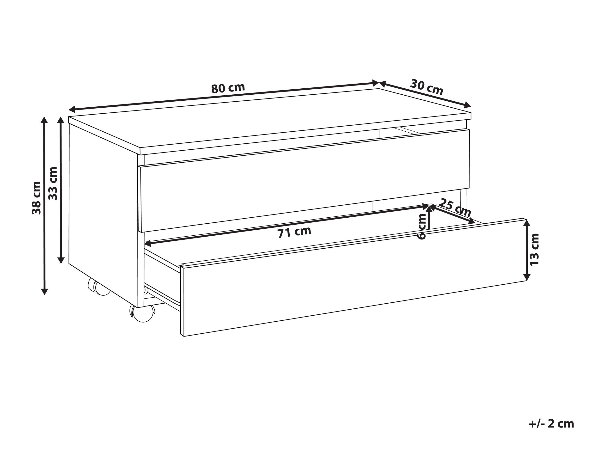 Prostostoječa Kopalniška omarica Berwyn 2755 (Črna)
