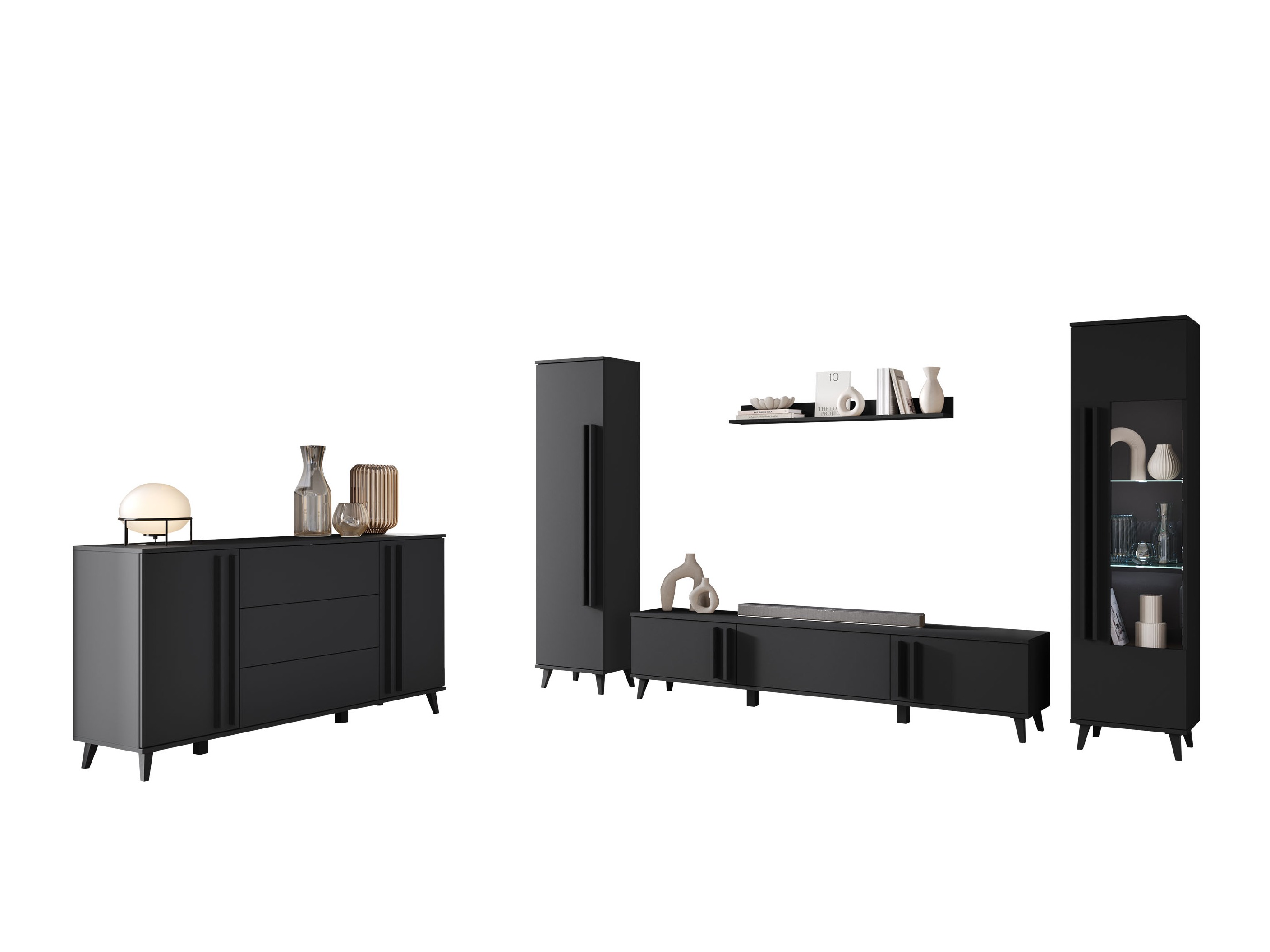 Dnevni prostor Temora 105 (Grafit)