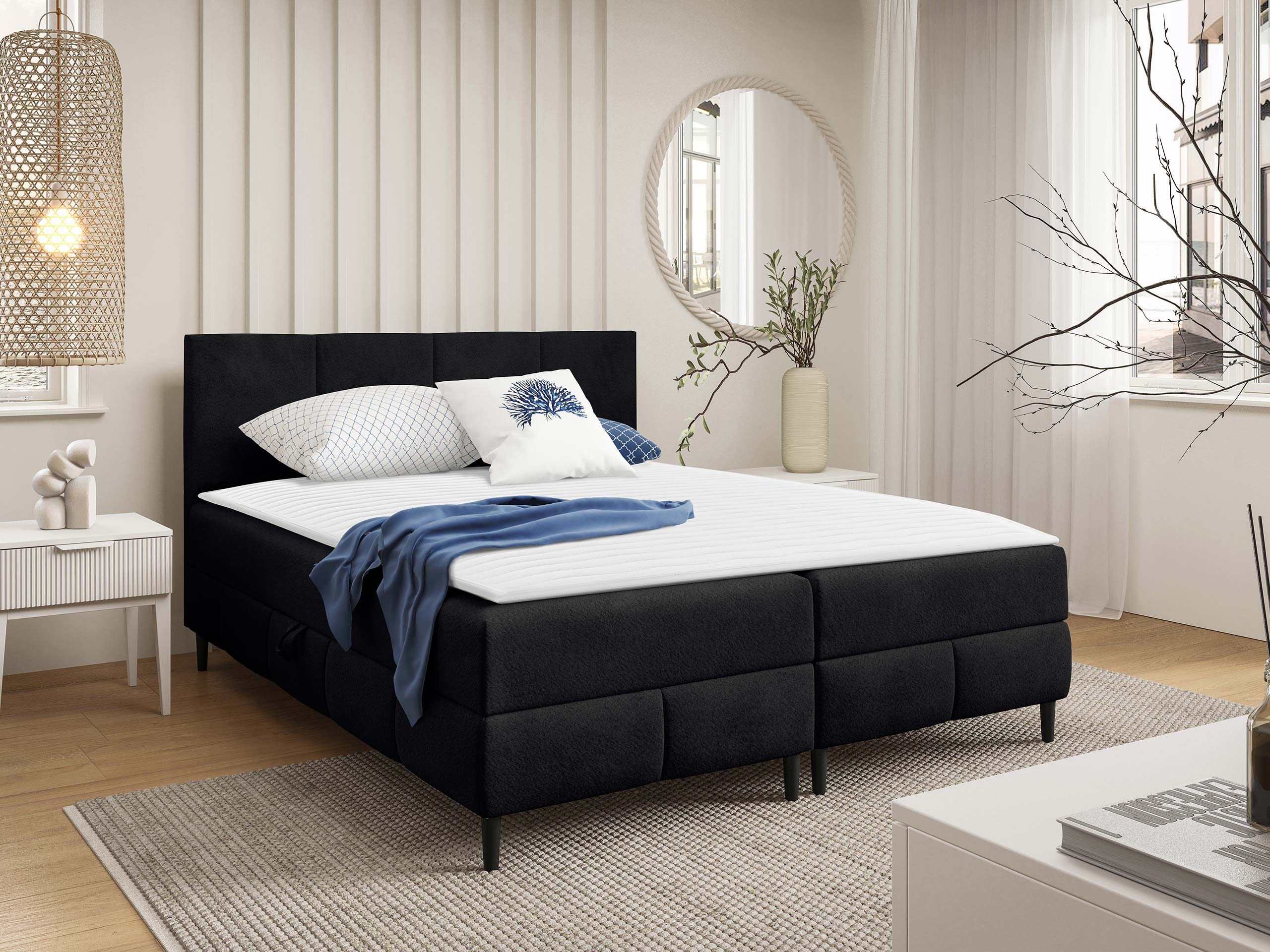 Boxspring postelja Rivus I (Coral 60)