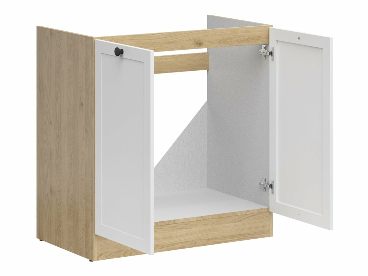 Modularna omarica za pomivalno korito z vrati Classic White Oak 110
