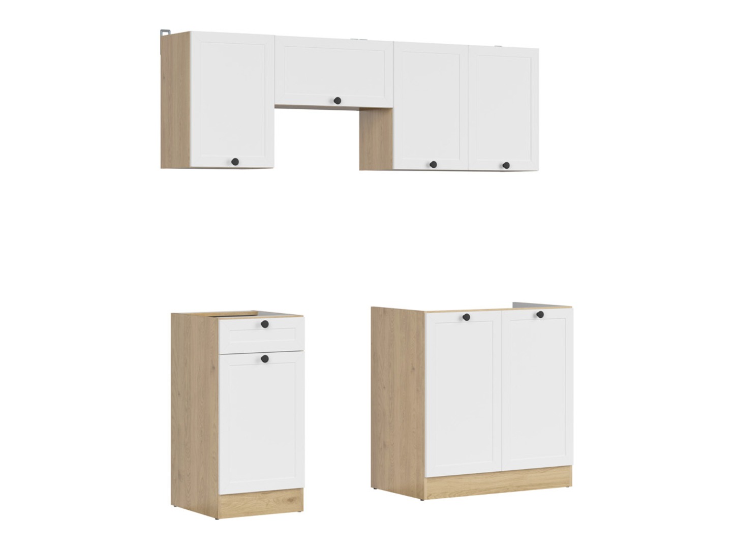 Modularni kuhinjski komplet Classic White Oak 117