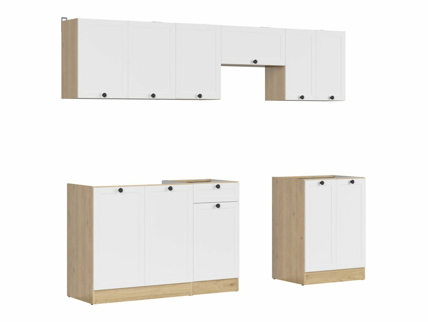 Modularni kuhinjski komplet Classic White Oak 118