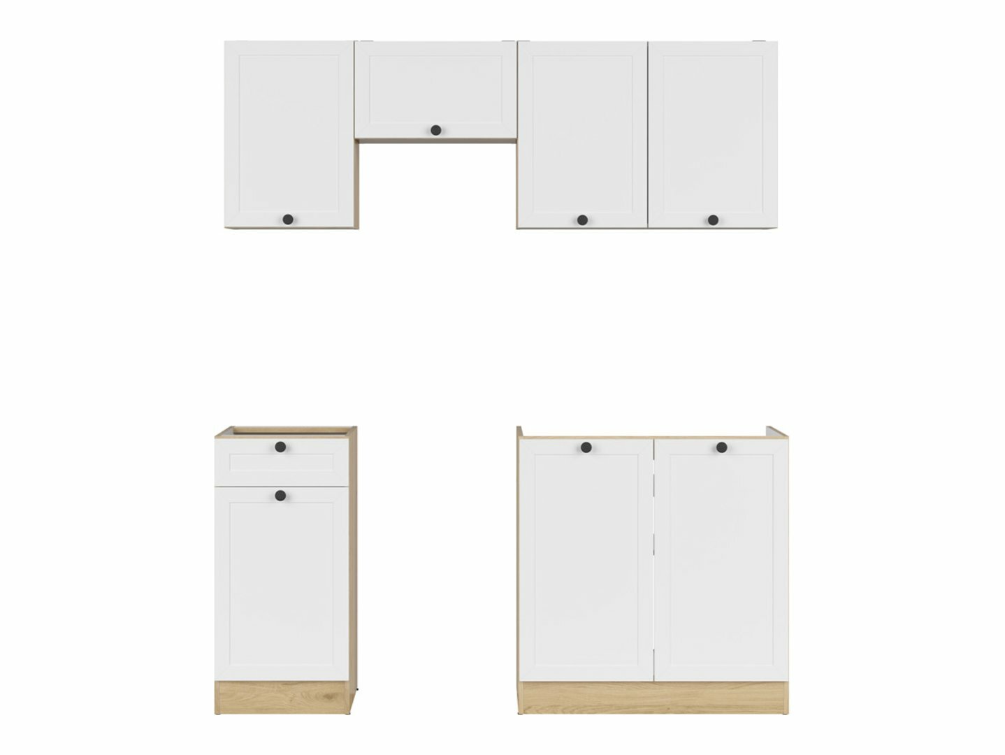 Modularni kuhinjski komplet Classic White Oak 119