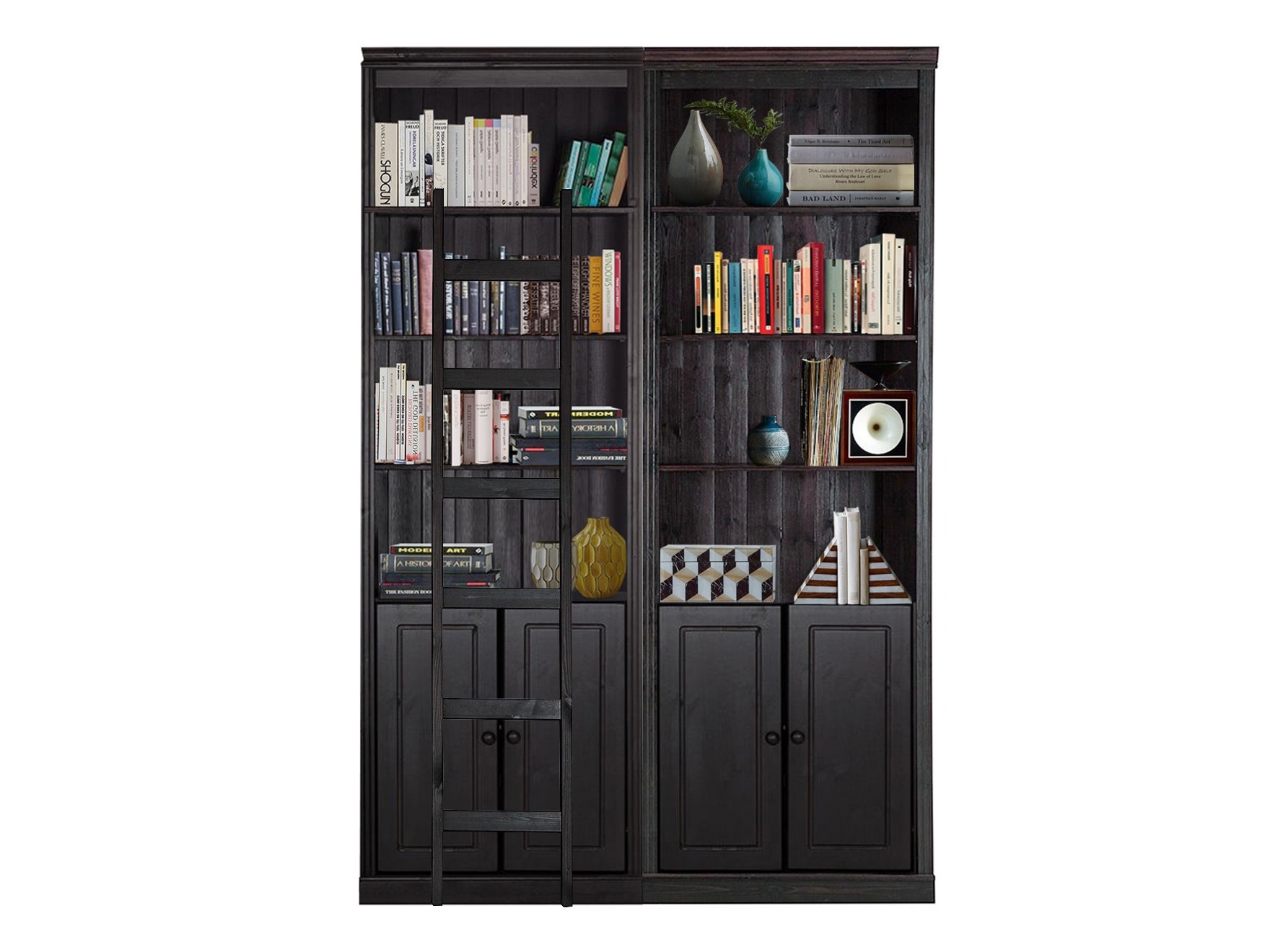 Komplet polic Saltoro 118 (Temno rjava)