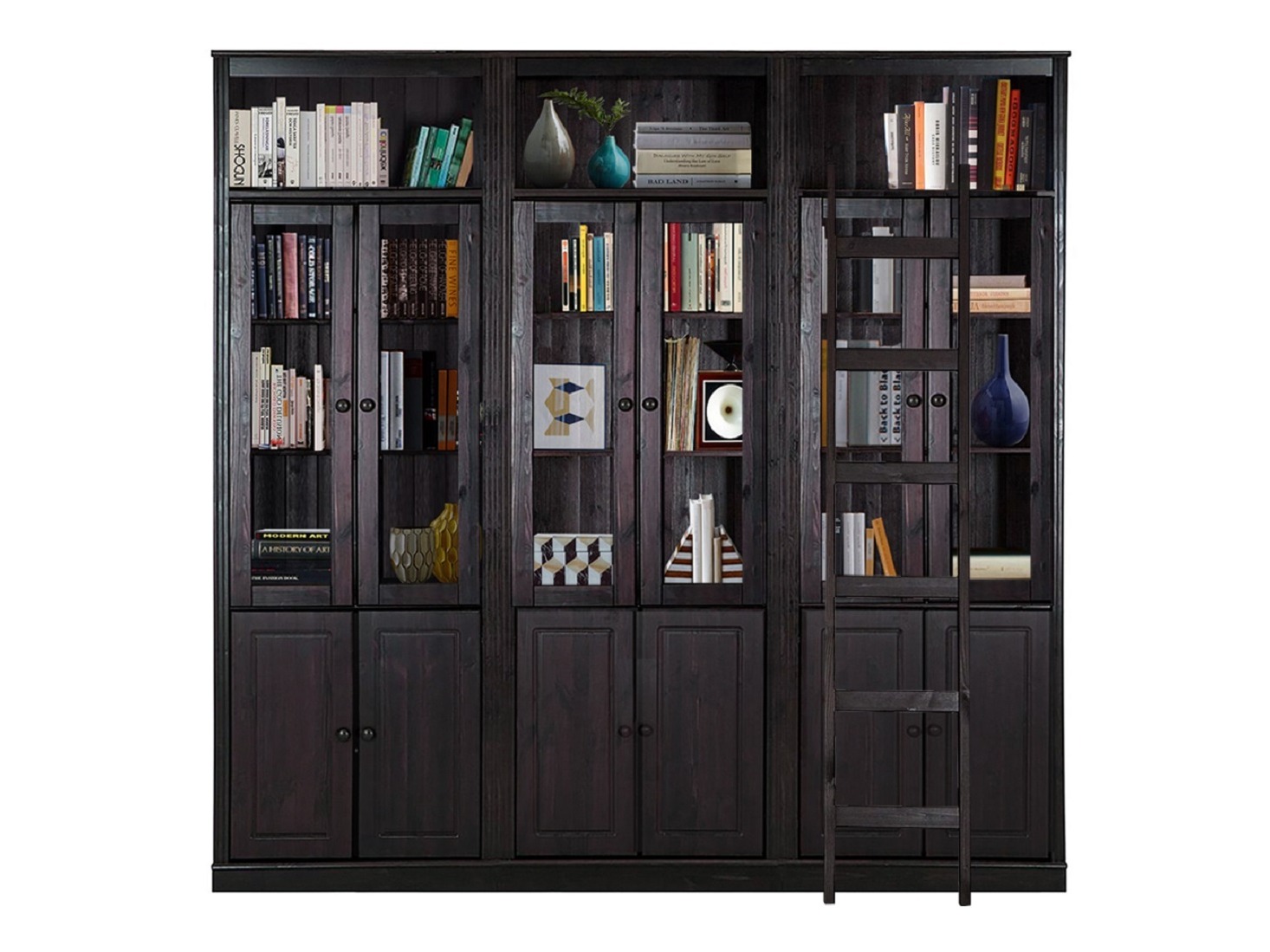 Komplet polic Saltoro 130 (Temno rjava)