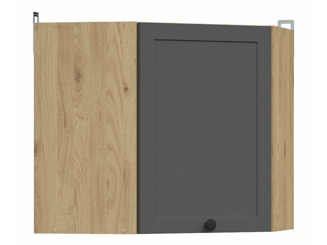 Modularna kotna stenska omarica Classic Grey Oak 104