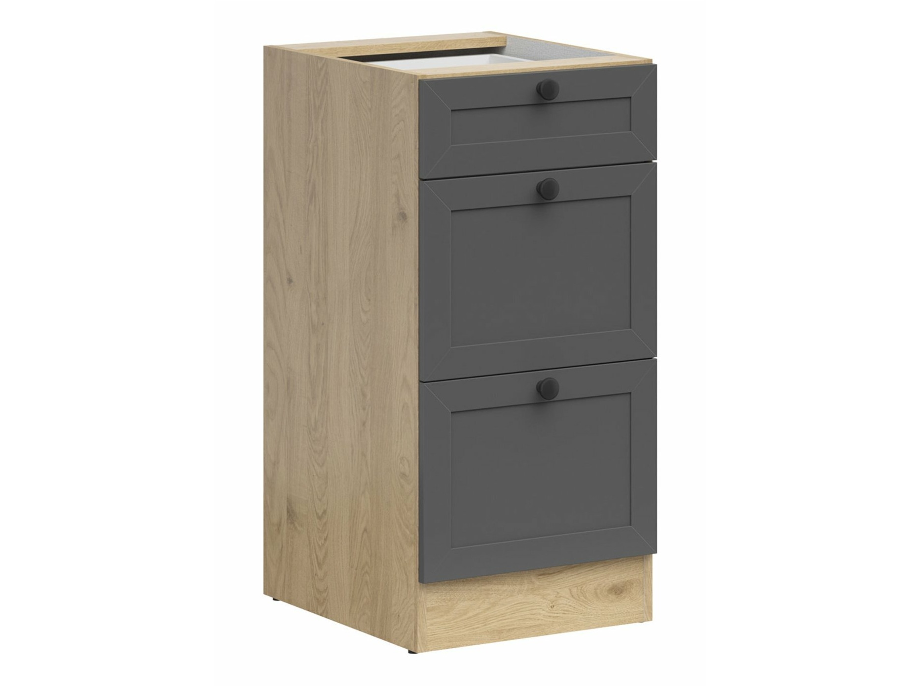 Modularna omarica s predali Classic Grey Oak 107