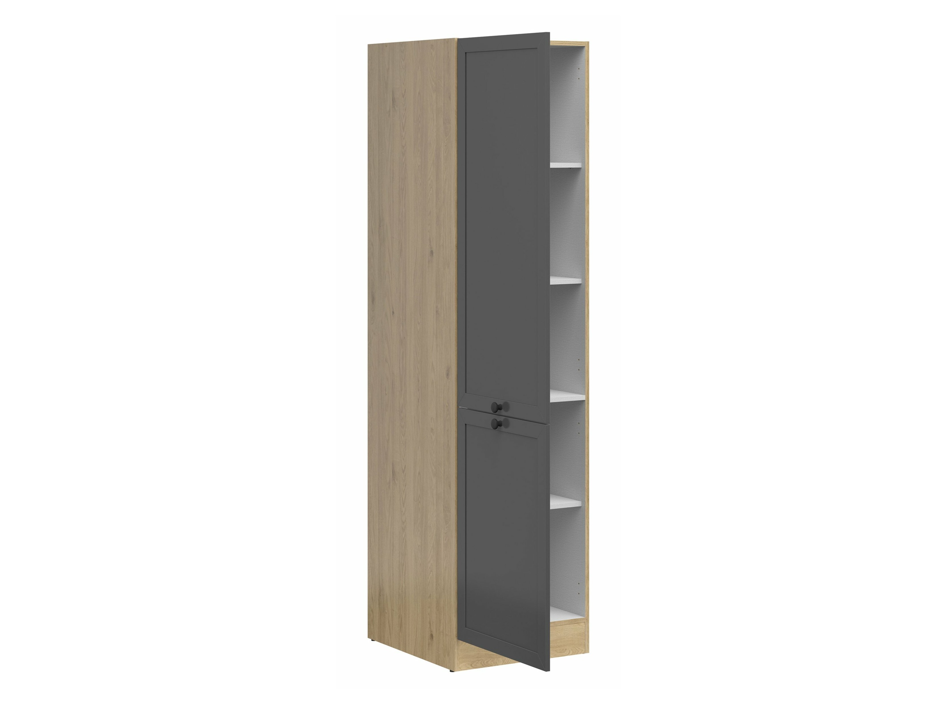 Modularna omarica z vrati Classic Grey Oak 114
