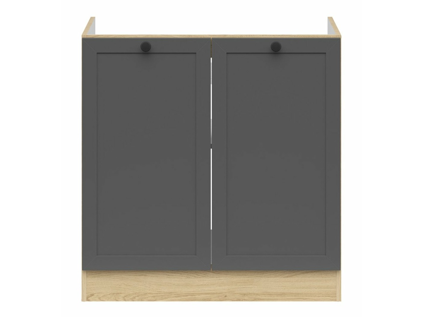 Modularna omarica za pomivalno korito z vrati Classic Grey Oak 101