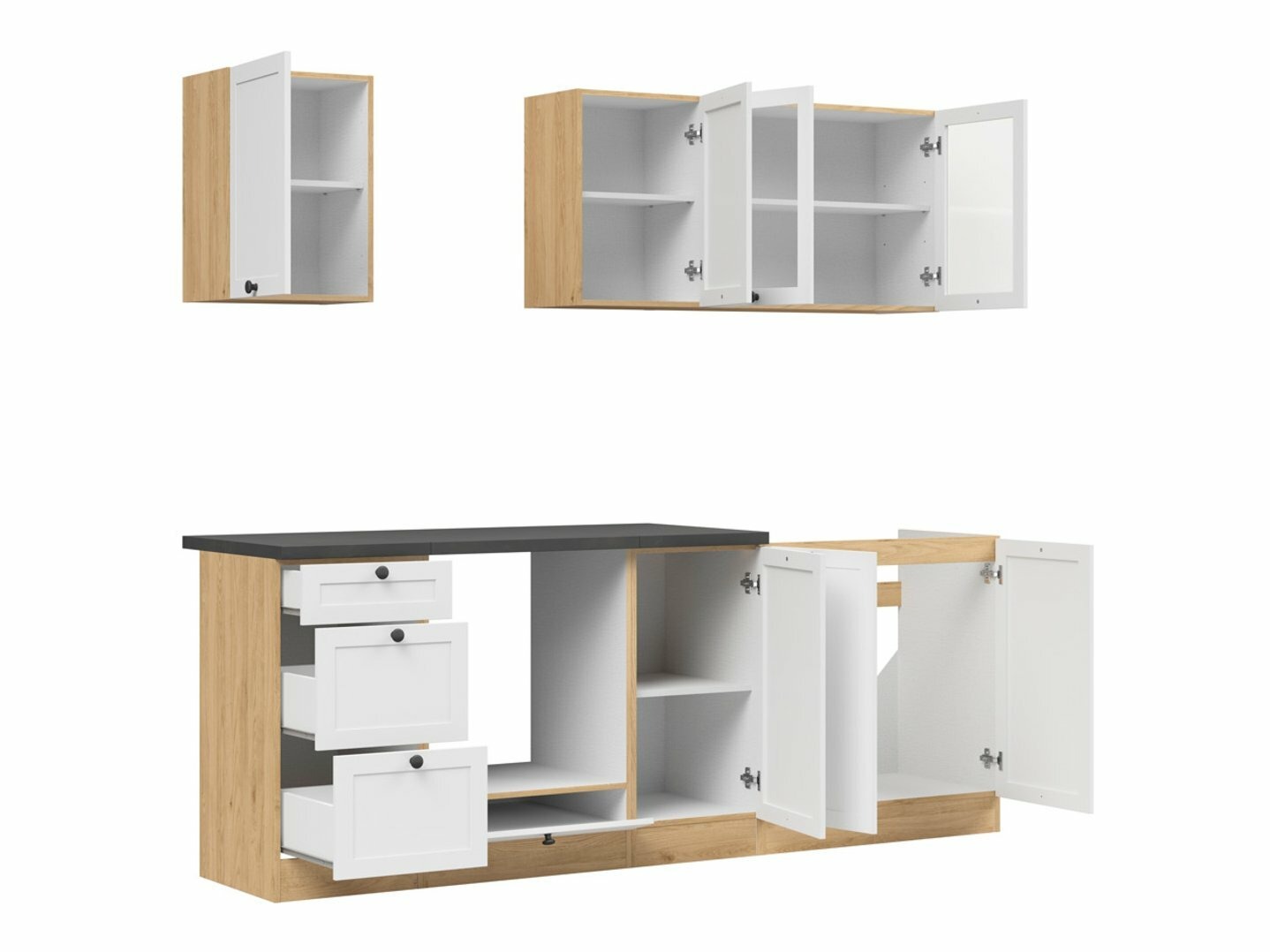Modularni kuhinjski komplet Classic White Oak 121