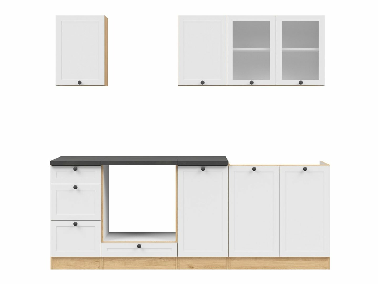 Modularni kuhinjski komplet Classic White Oak 121