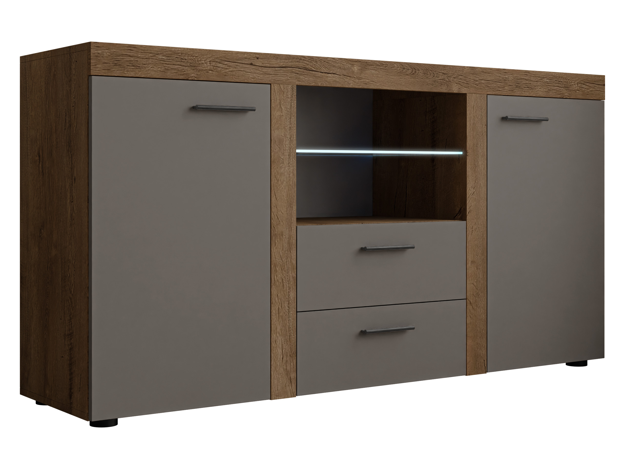 Komoda Tucson 104 (Hrast lefkas + Grafit)