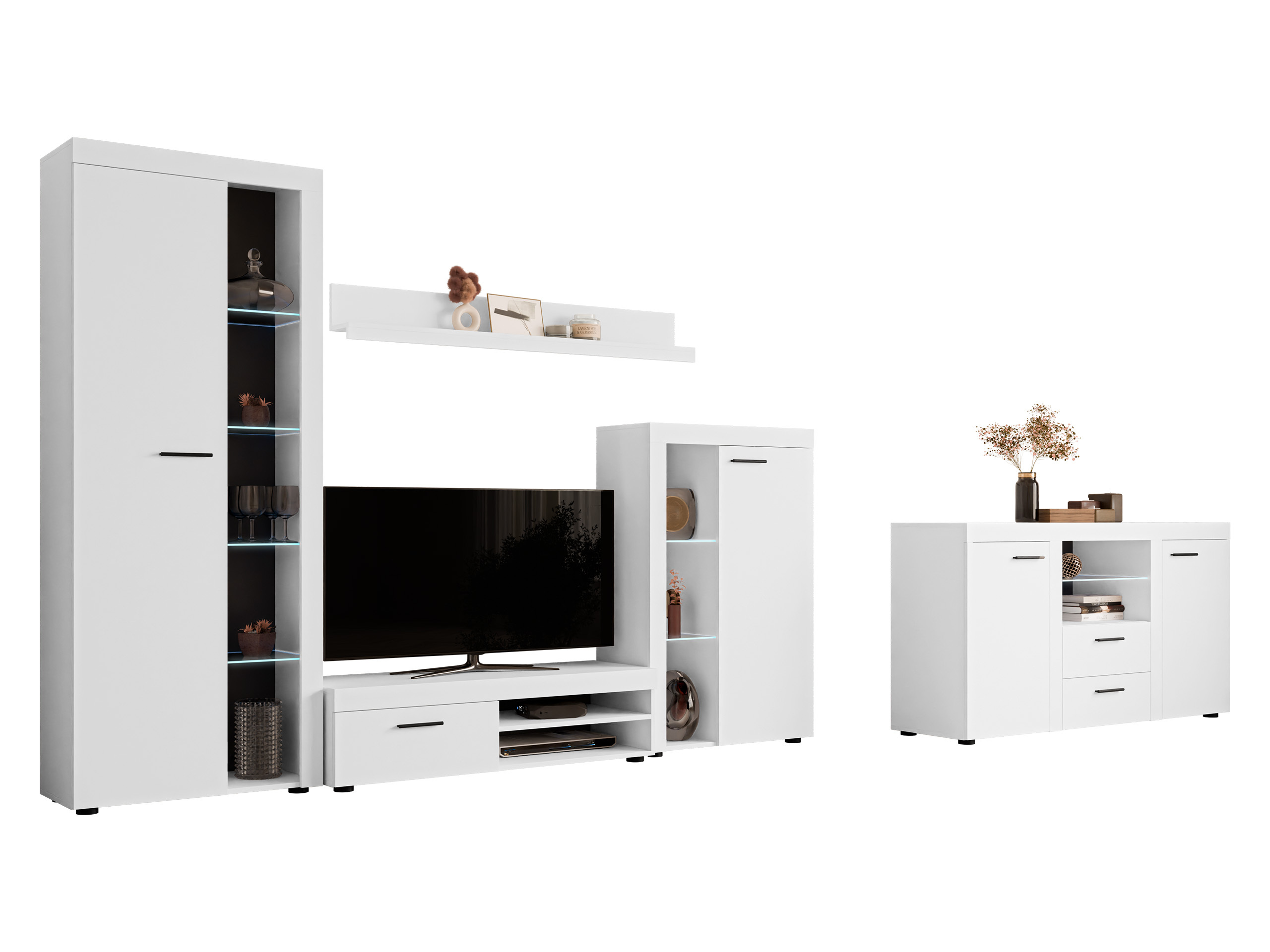 Komplet za dnevno sobo Tucson 106 (Bela)