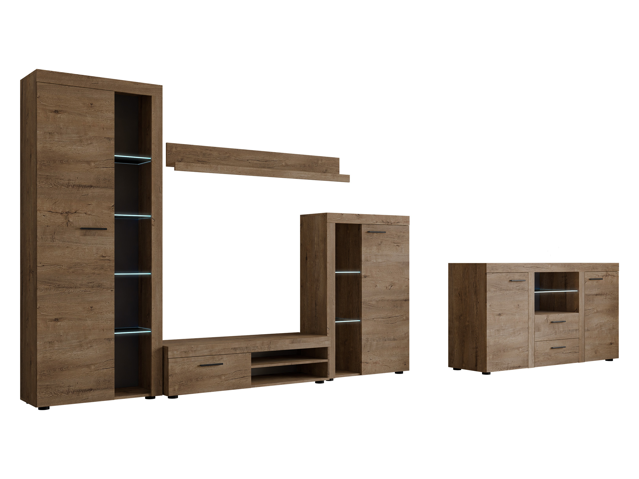 Komplet za dnevno sobo Univio I (Hrast lefkas)