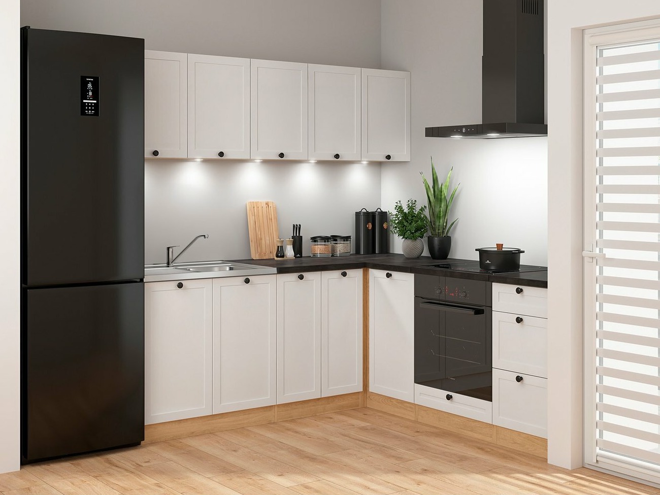 Modularni kuhinjski komplet Classic White Oak 124