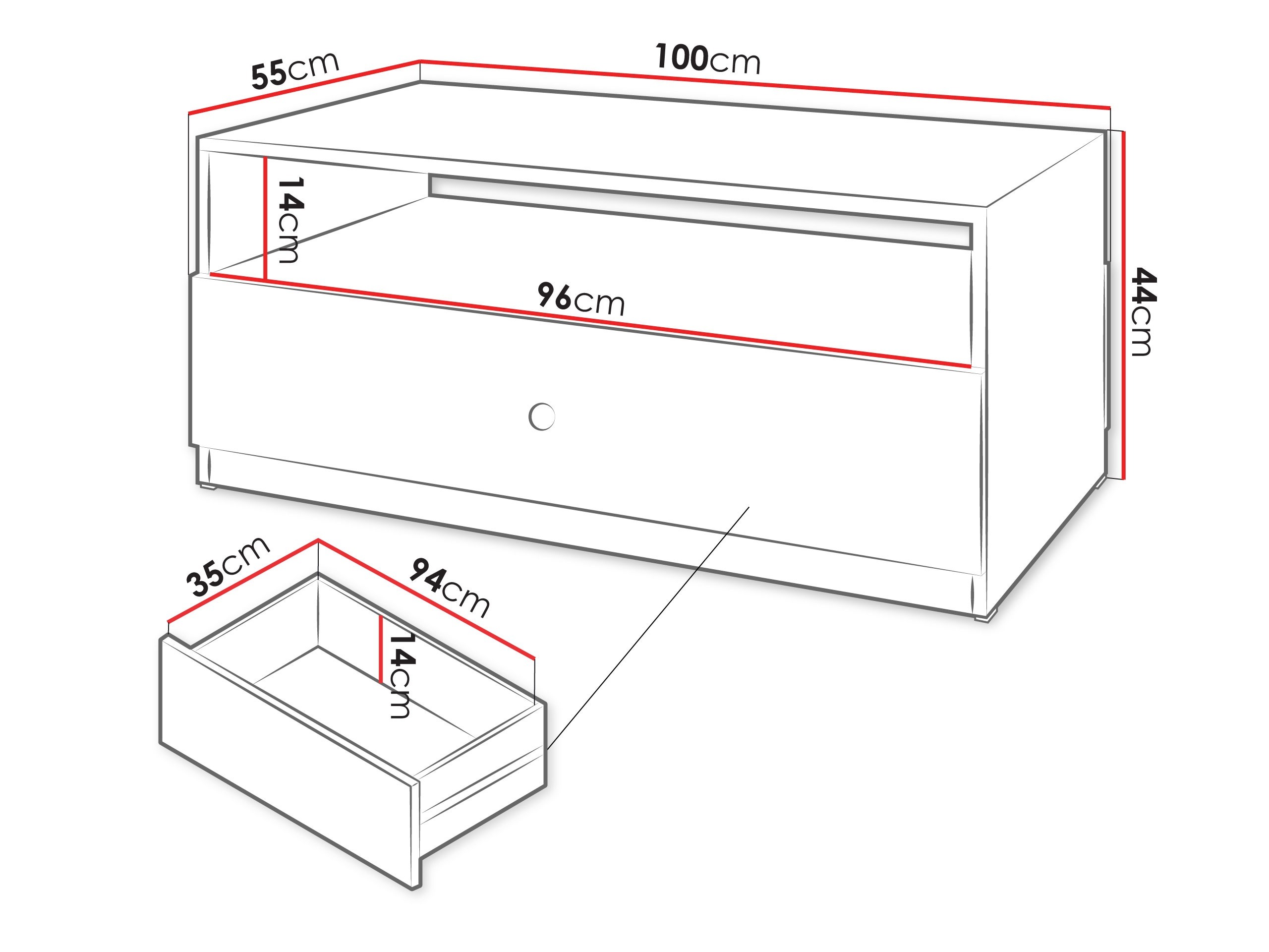 Klubska mizica Comfivo Meleti 106