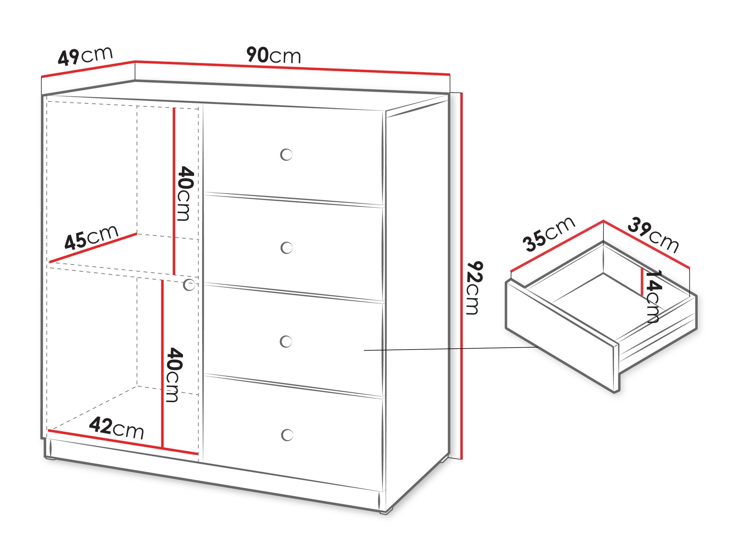 Komoda Comfivo Lenitas
