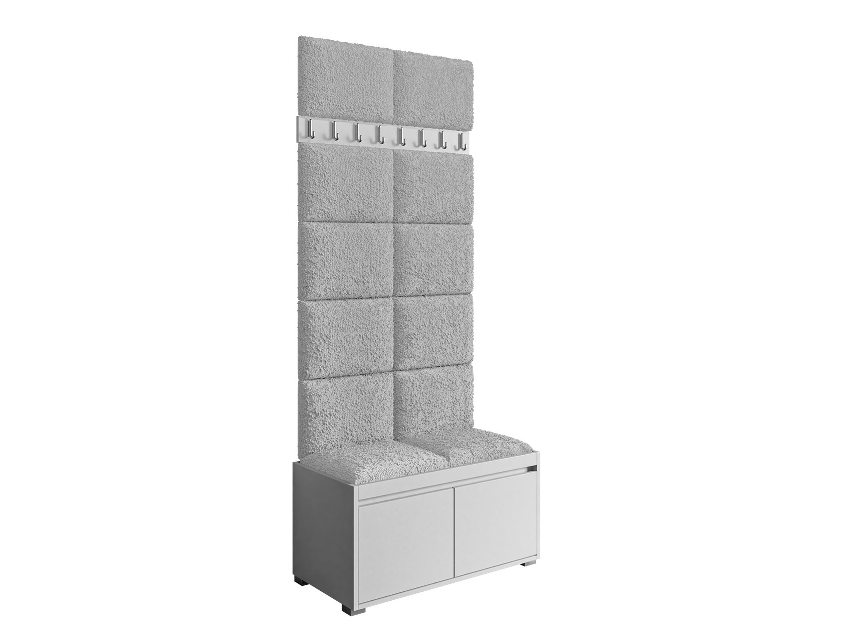 Komplet za predsobo Comfivo Pinus IV (Bela + Abriamo 06)