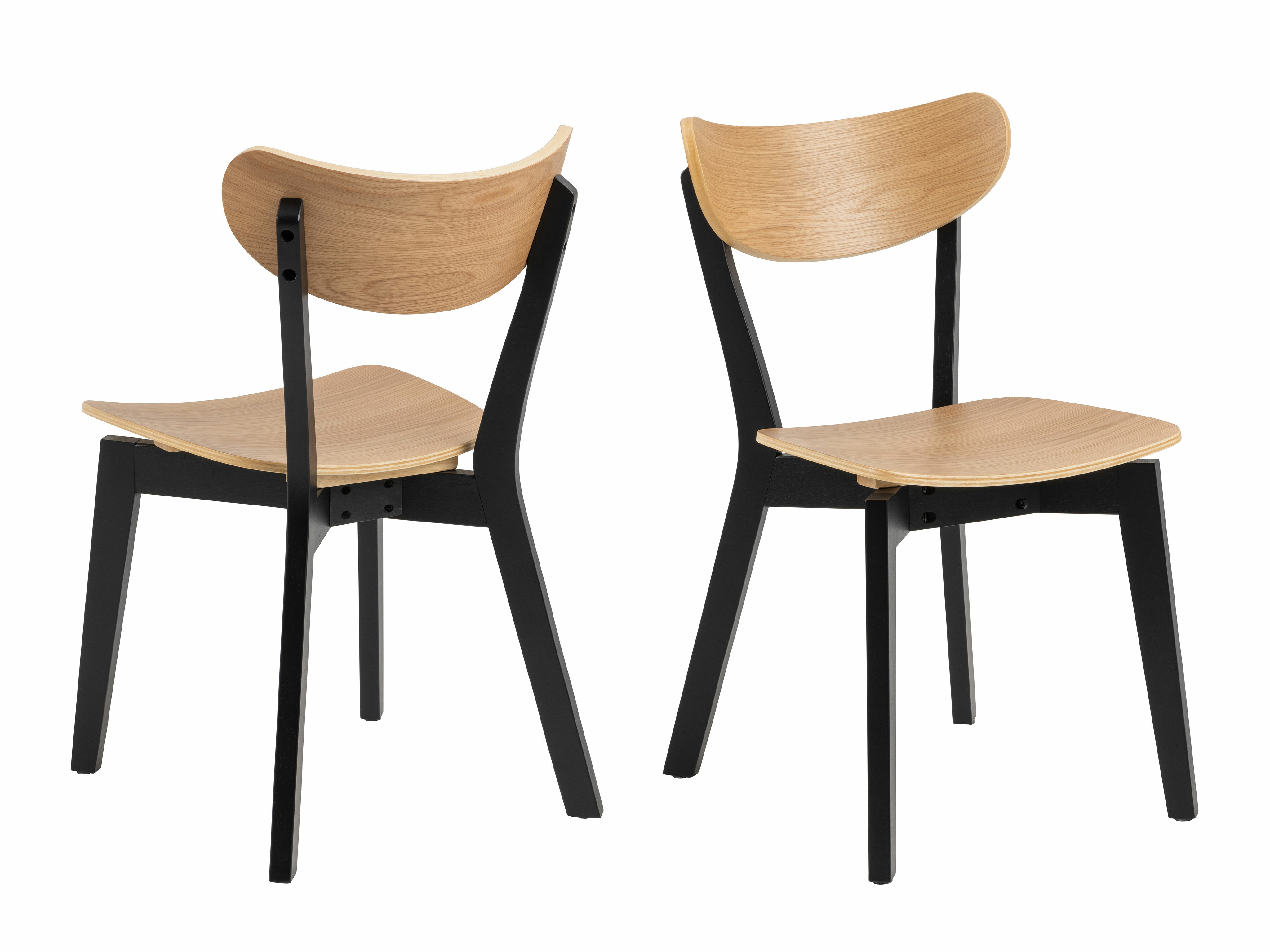 Stol Norsica 319 (Hrast + Črna)